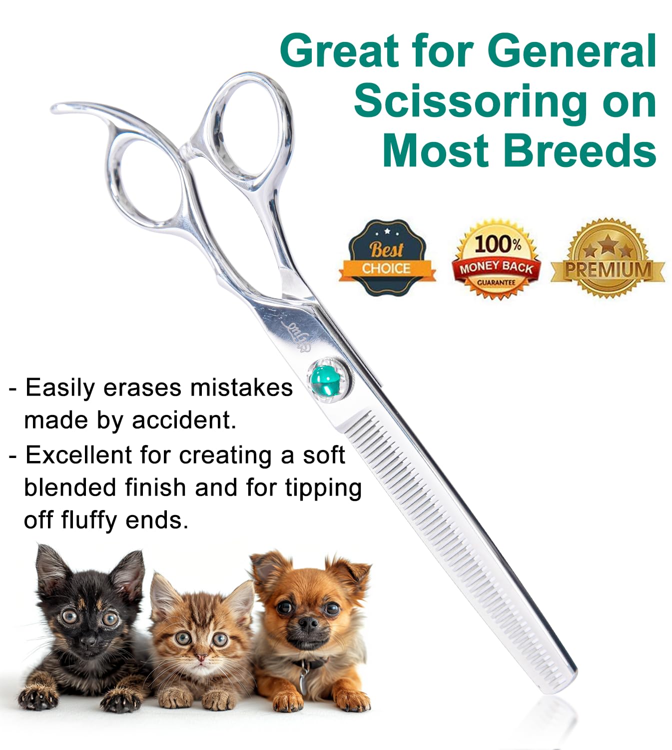 Stjuo Dog Grooming Scissors Set 4 In 1 Professional Pet Shears Made Of Japanese Advanced Stainless Steel Professional Grooming S