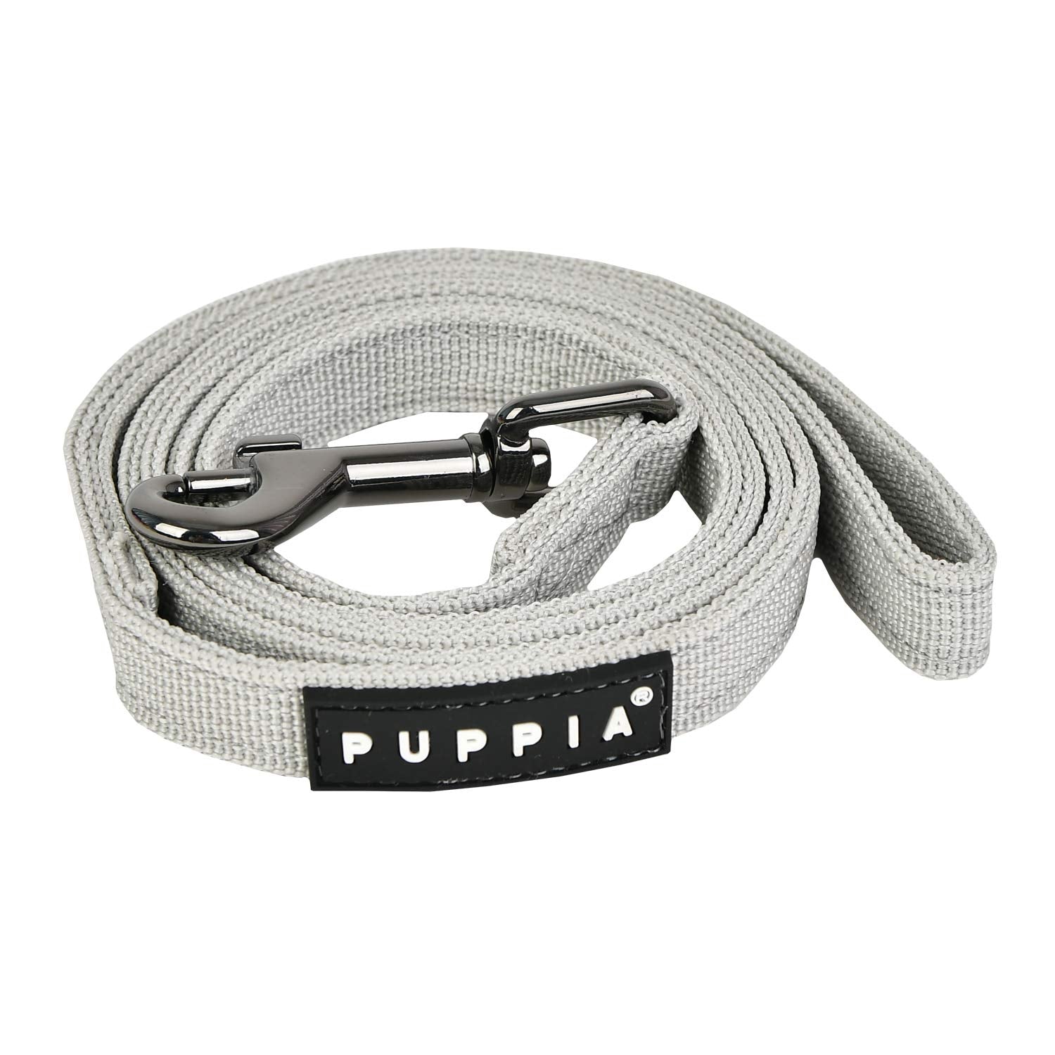 Puppia Two Tone Dog Lead Strong Durable Comfortable Grip Walking Training Leash For Small & Medium Dog, Lt.Grey, Large