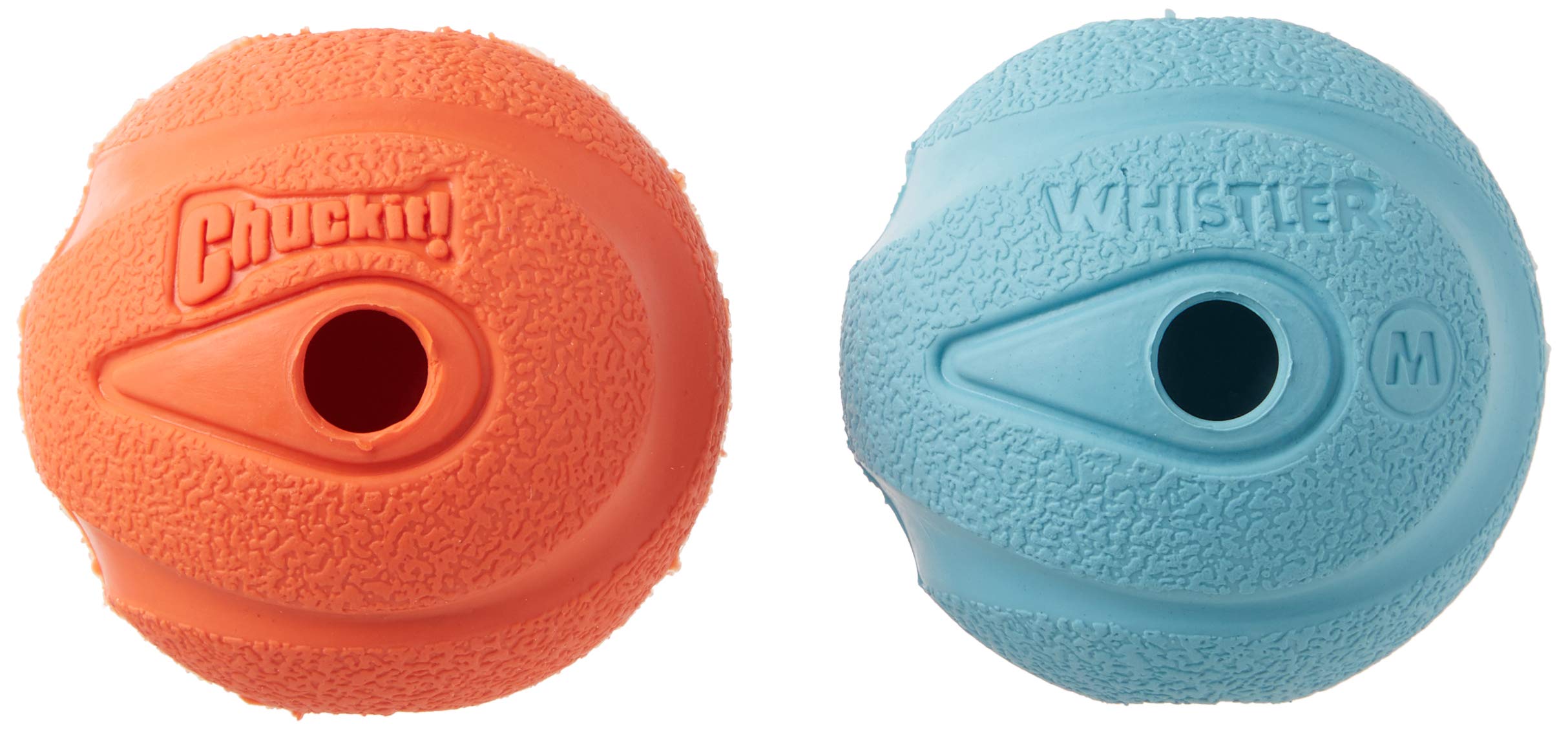 Chuckit! Dog Fetch Toy Whistler Ball Noisy Play Fits Launcher Medium 4 Balls2