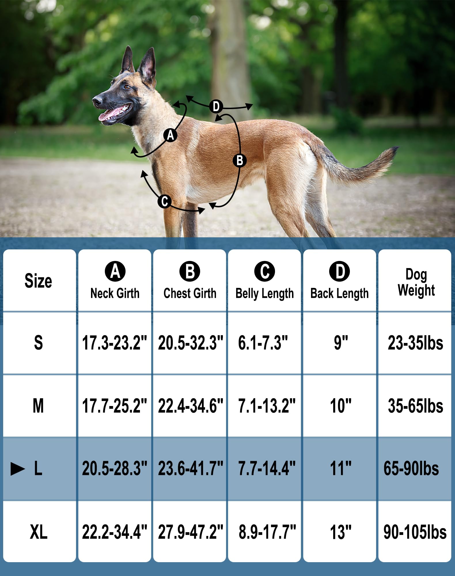 Petnanny Tactical Dog Harness - Service Dog Harness Emotional Support Dog Vest For Medium Large Dogs, No Pull Esa Dog Vest With Hook & Loop, Working Molle Vest For Training Huntin(Khaki,L)