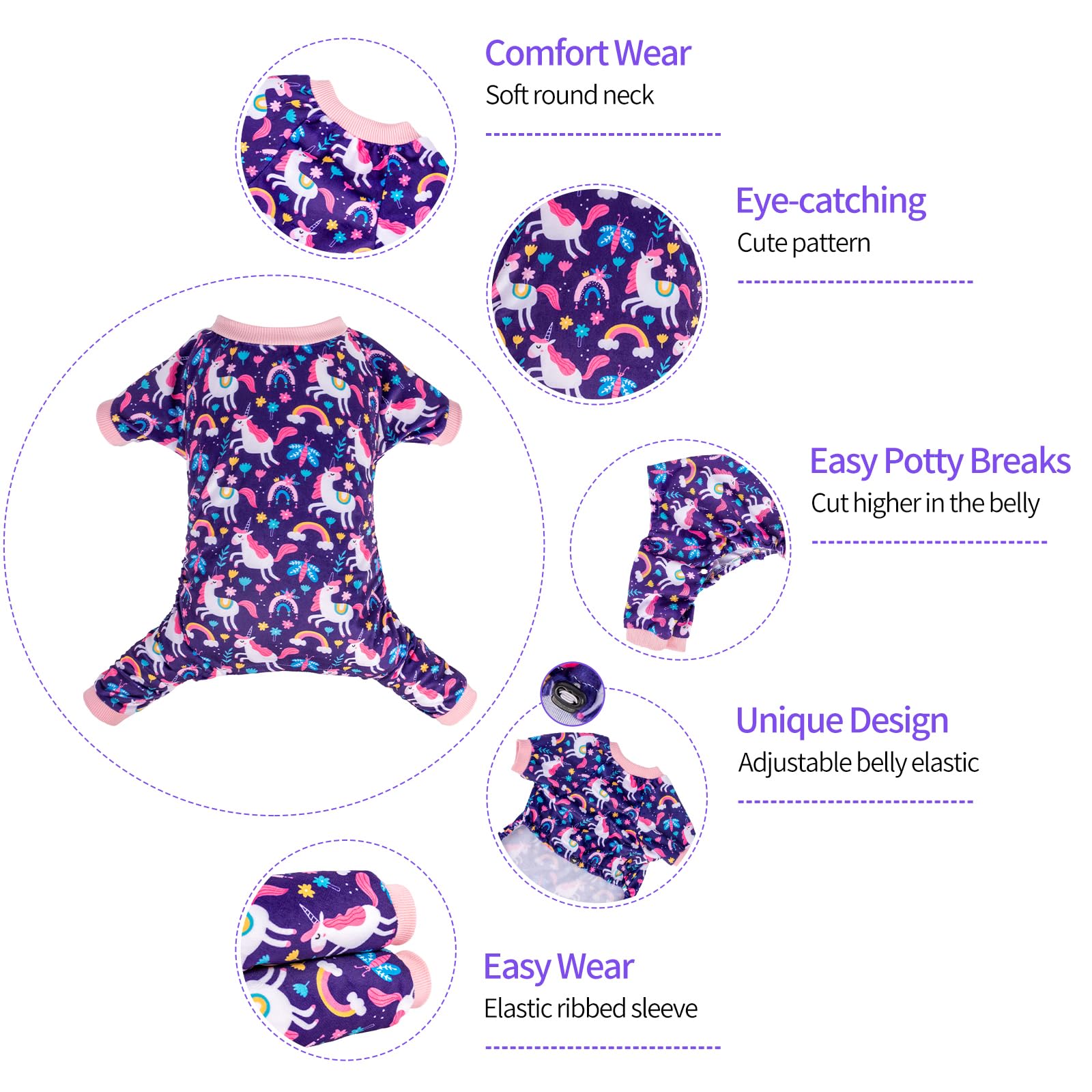 Cutebone Dog Halloween Pajamas Puppy Onesies Christmas Small Dogs Soft Pjs Coat Cat Apparel Comfy Pet Clothes Outfit Doggie Bodysuit P291S