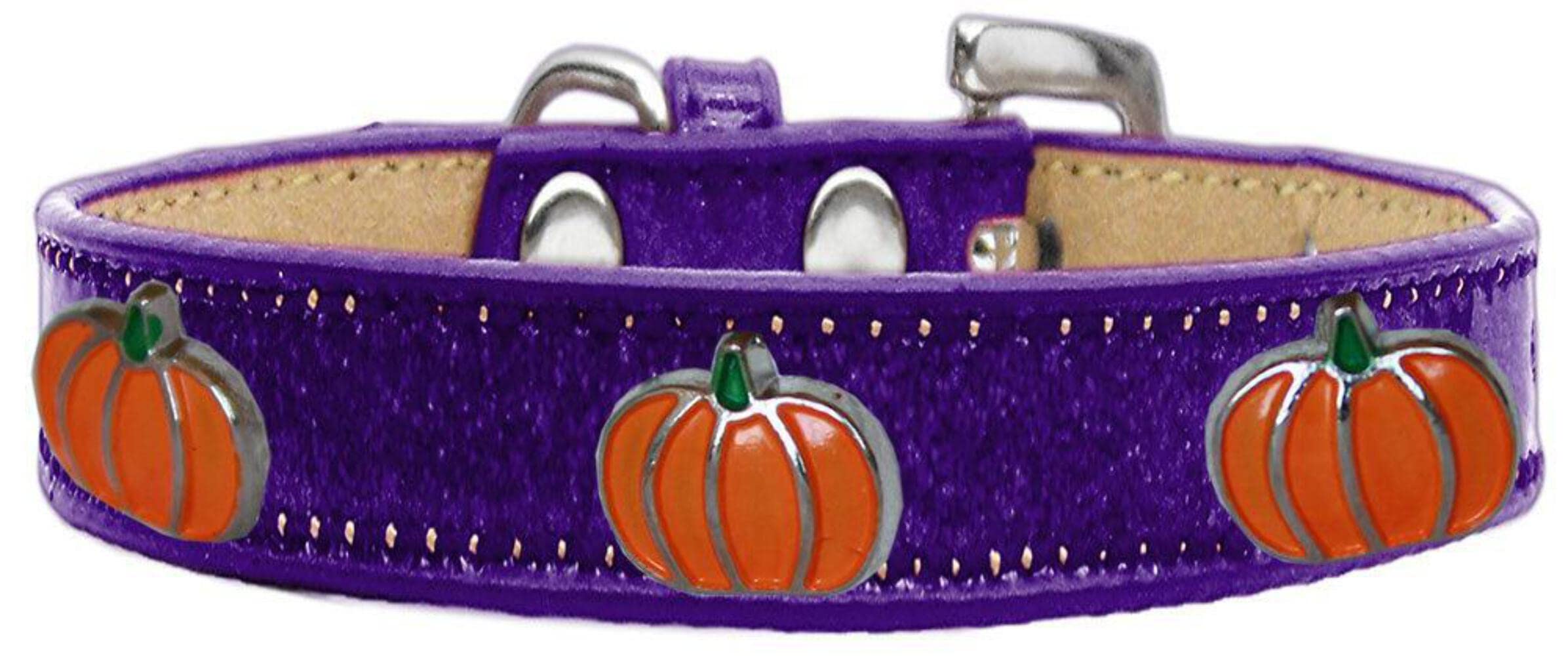 Mirage Pet Products 633-26 EG16 Pumpkin Widget Ice Cream Dog Collar, Size 16, Emerald Green