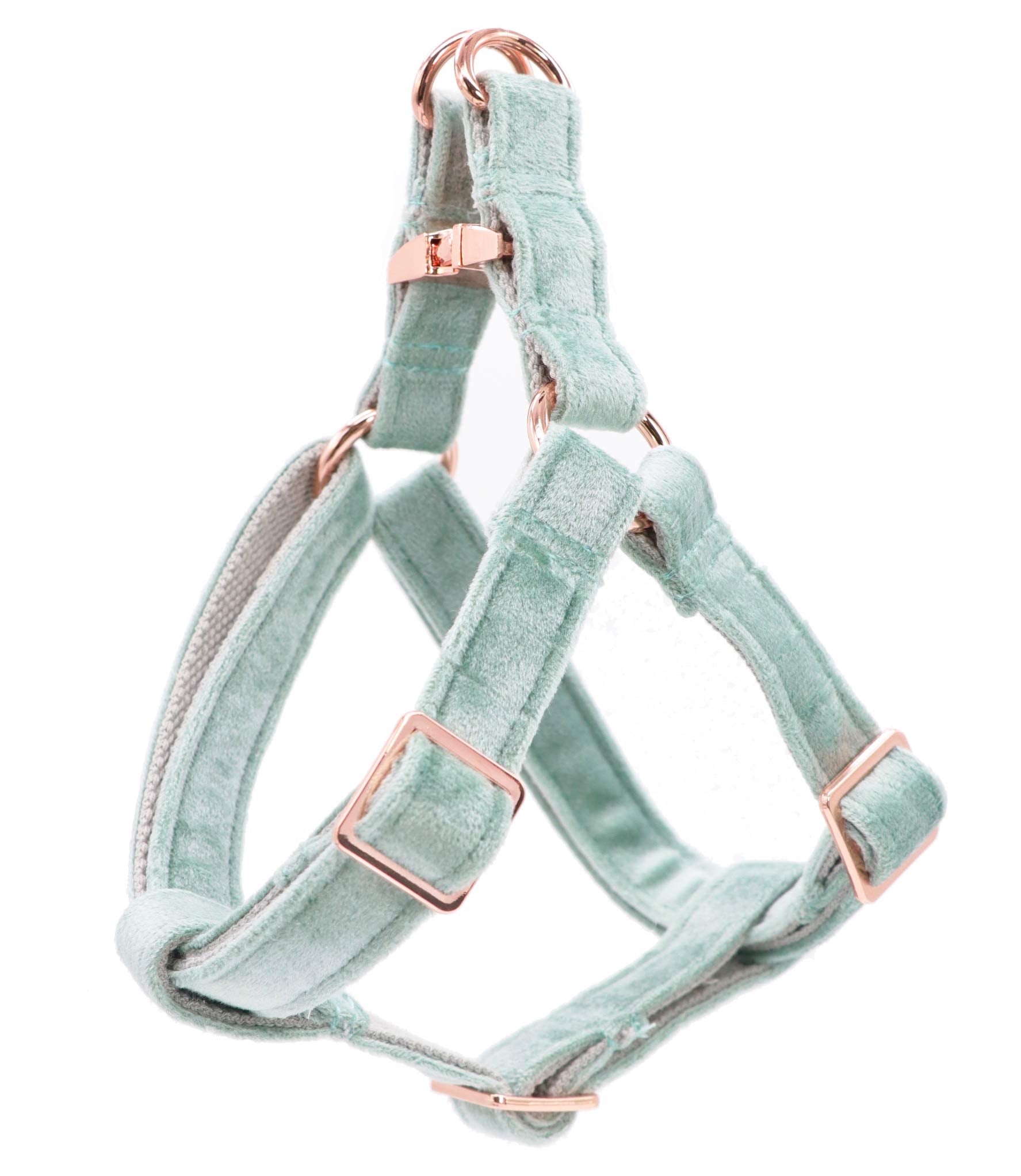 Aring Pet Dog Halter Harness, Velvet Dog Harness, No Pull Dog Halter Harness, Adjustable Heavy Duty Dog Harness For Small Medium