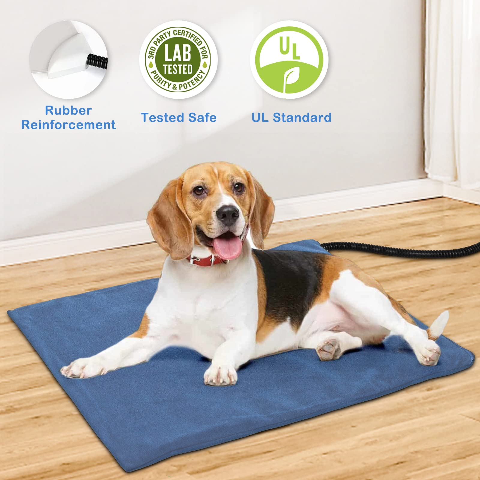 Petdott Outdoor Cat Warmer With Timer - Heated Pad For Indoor & Outdoor Use, Ideal For Feral Cats