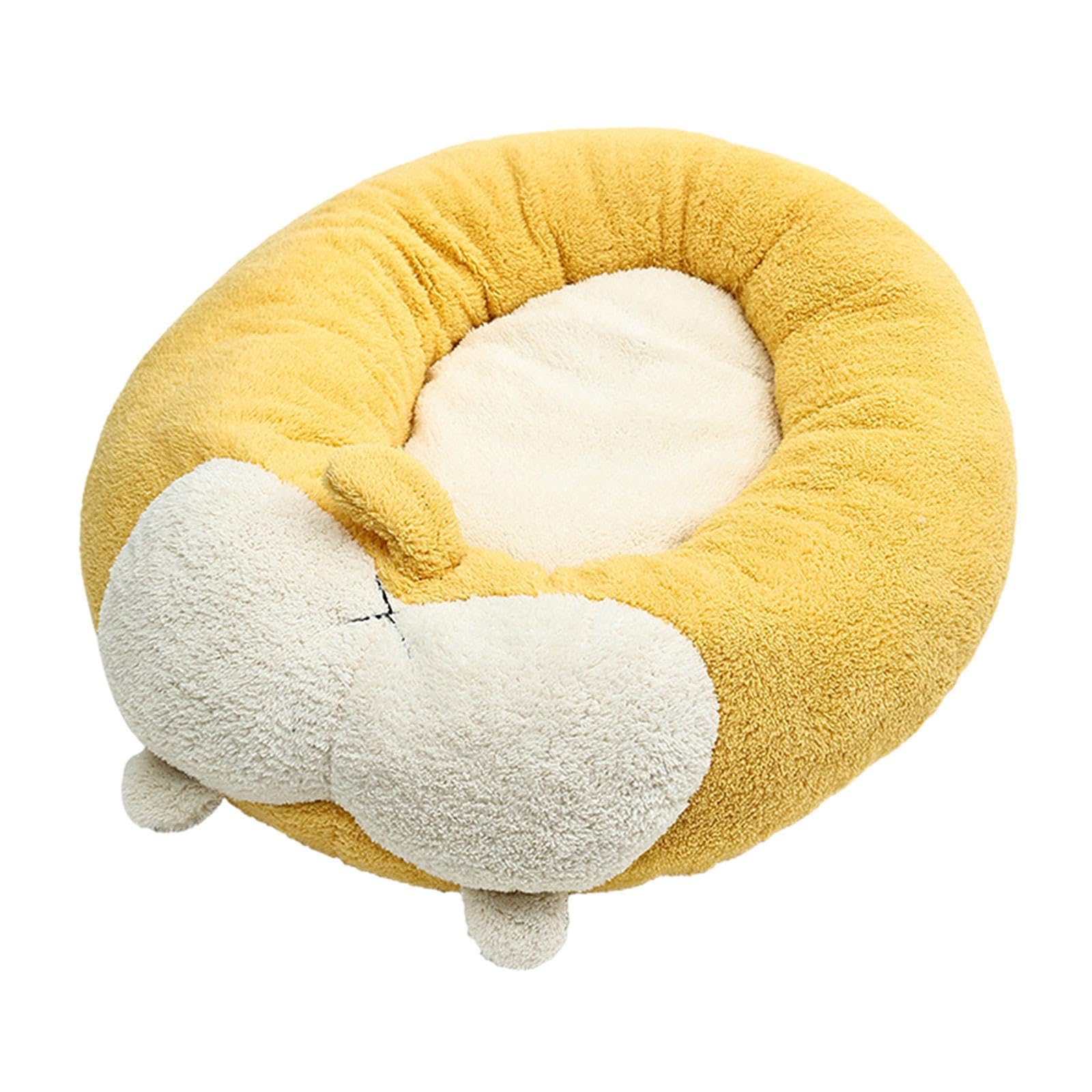 APIRILY Plush Cute Pet Bed Calming Washable Autumn Winter Bed for Dog Puppy Cats M | Pet Supplies | Cat Supplies | Beds