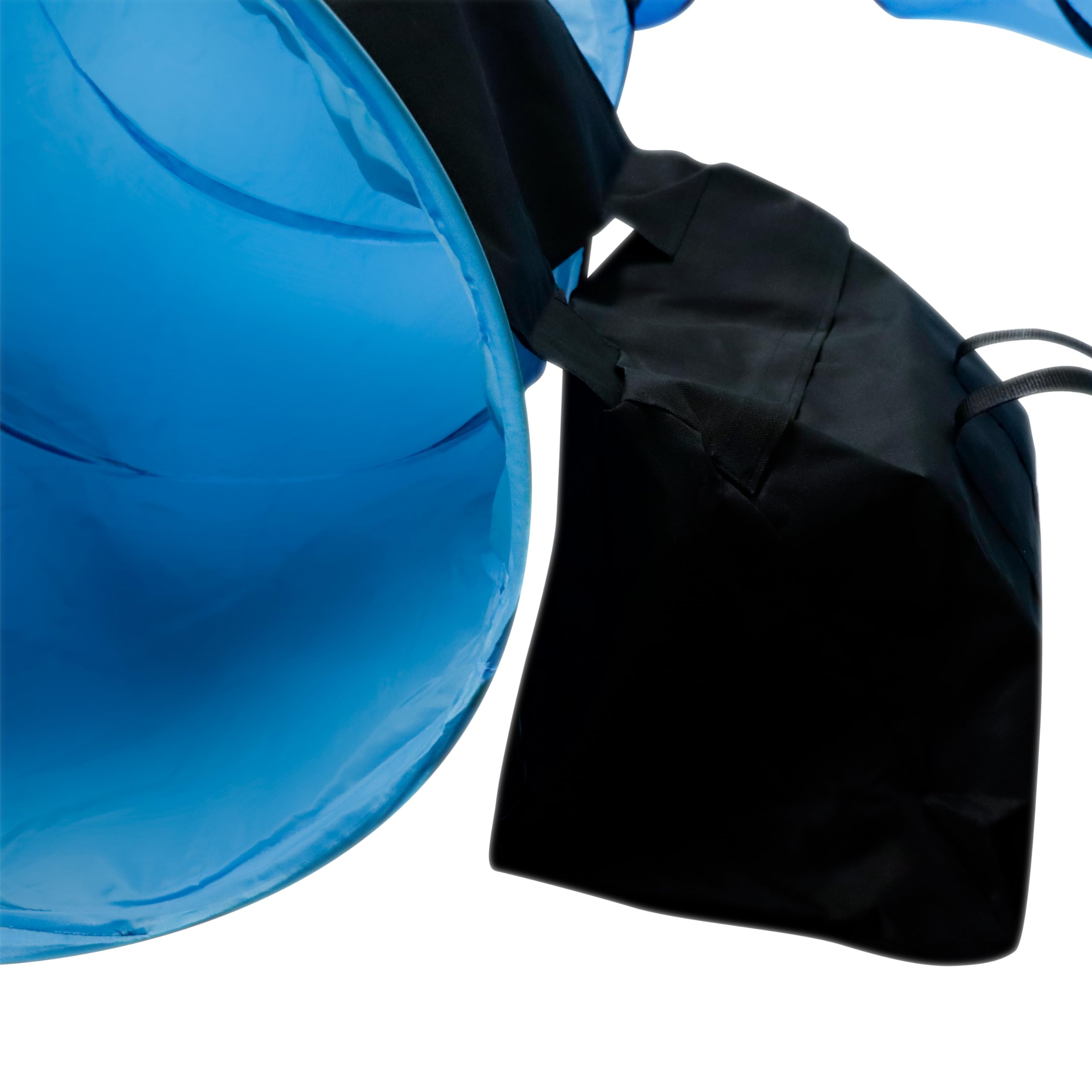 Trademark Innovations Dog Agility Tunnel Sand Bag, Black, PVC, Model DOG-TUNNL-SNDBG