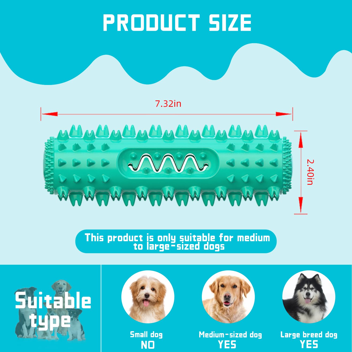 Selthoo Dog Chew Toys, Indestructible Dog Toys For Aggressive Chewers, Boredom And Stimulating Toys For Aggressive Chewers, Chew