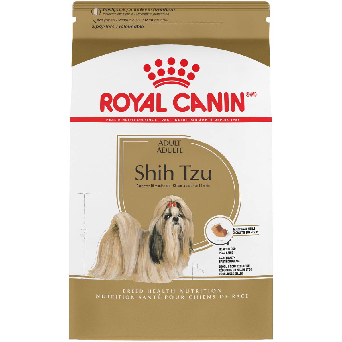 Royal Canin Shih Tzu Adult Breed Specific Dry Dog Food, 10 Lb Bag