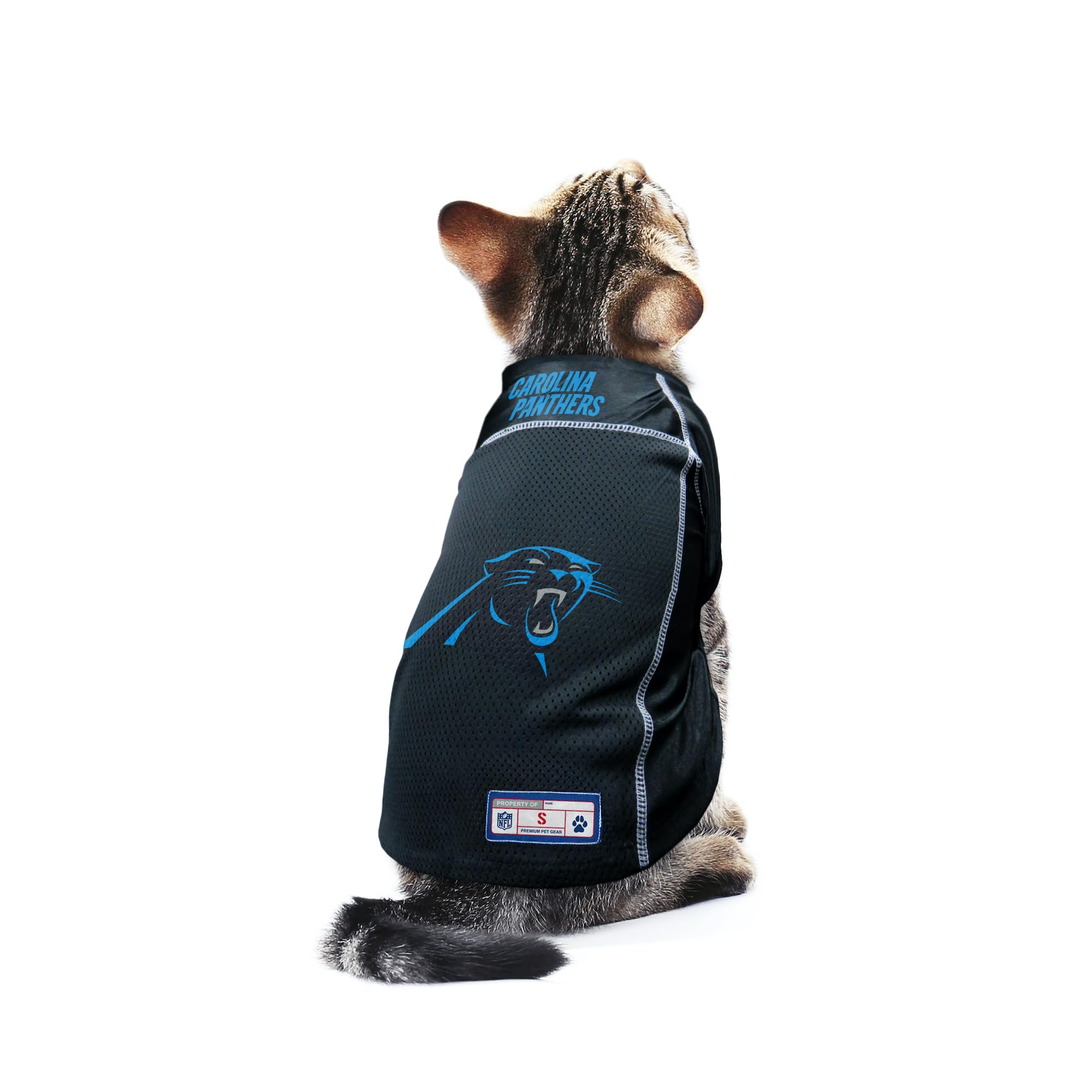 Littlearth Unisex-Adult Nfl Carolina Panthers Basic Pet Jersey, Team Color, Small