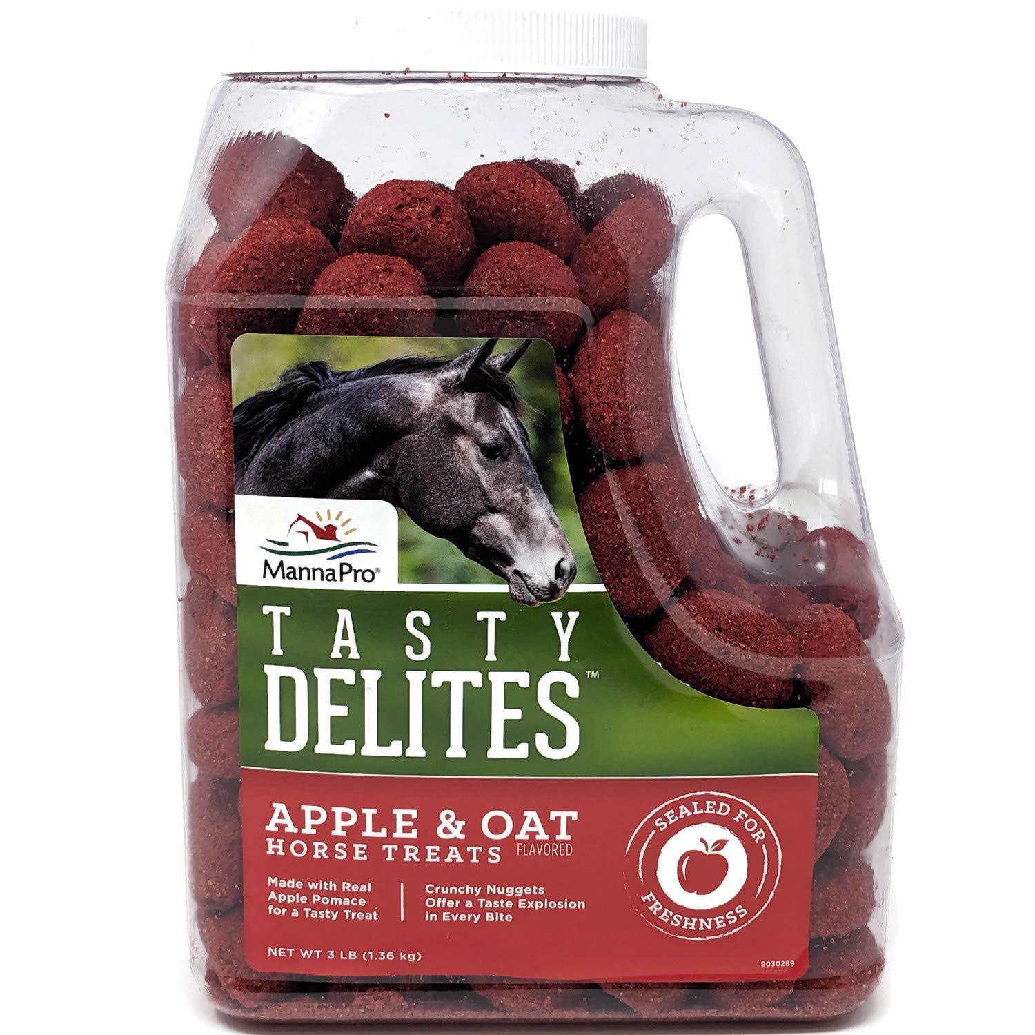 Manna Pro Tasty Delites Apple and Oat Treats 3lb 3LB