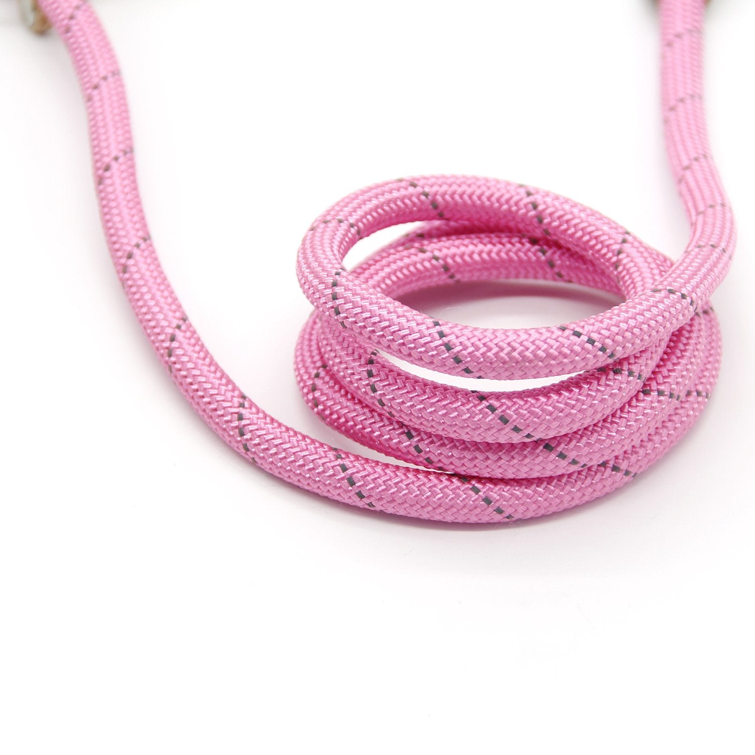 Coolrunner 5 Ft Highly Reflective Nylon Dog Leash Standard Training Adjustable Pet Slip Lead For Small And Medium Dogs(10-80 Lb)