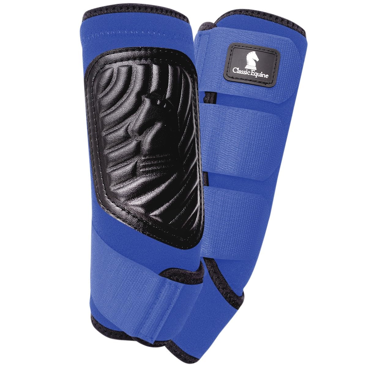 Classic Equine Classicfit Sling Boots, Front (Blue, Small)