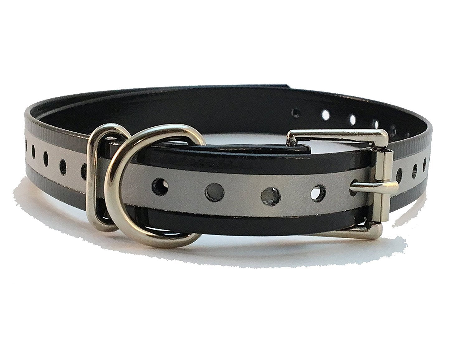 Trainpro Replacement     Dog Collar Strap Bands With Double Buckle Loop Training For All Brands Of Pet Shock Bark E Collars And 