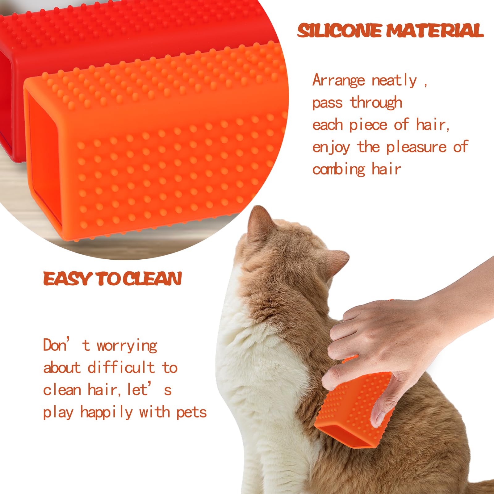 Ysofun 2Pcs Pet Dog Cat Hair Remover,Pet Hair Removal Tool,Car Carpet Cleaner For Pet Hair,Dog Hair Remover For Car,Interior, Fu