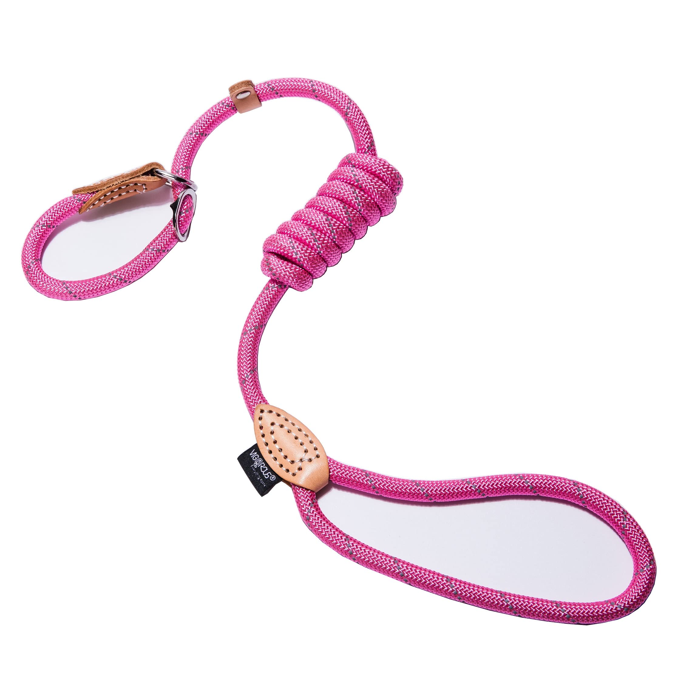 Puppy Pet Cat Dog Leash Collar Basic Accessories Reflective Retractable Dog Rope Pet Traction Belt 5Ft(Medium 0.39In, 24-66Lb, P
