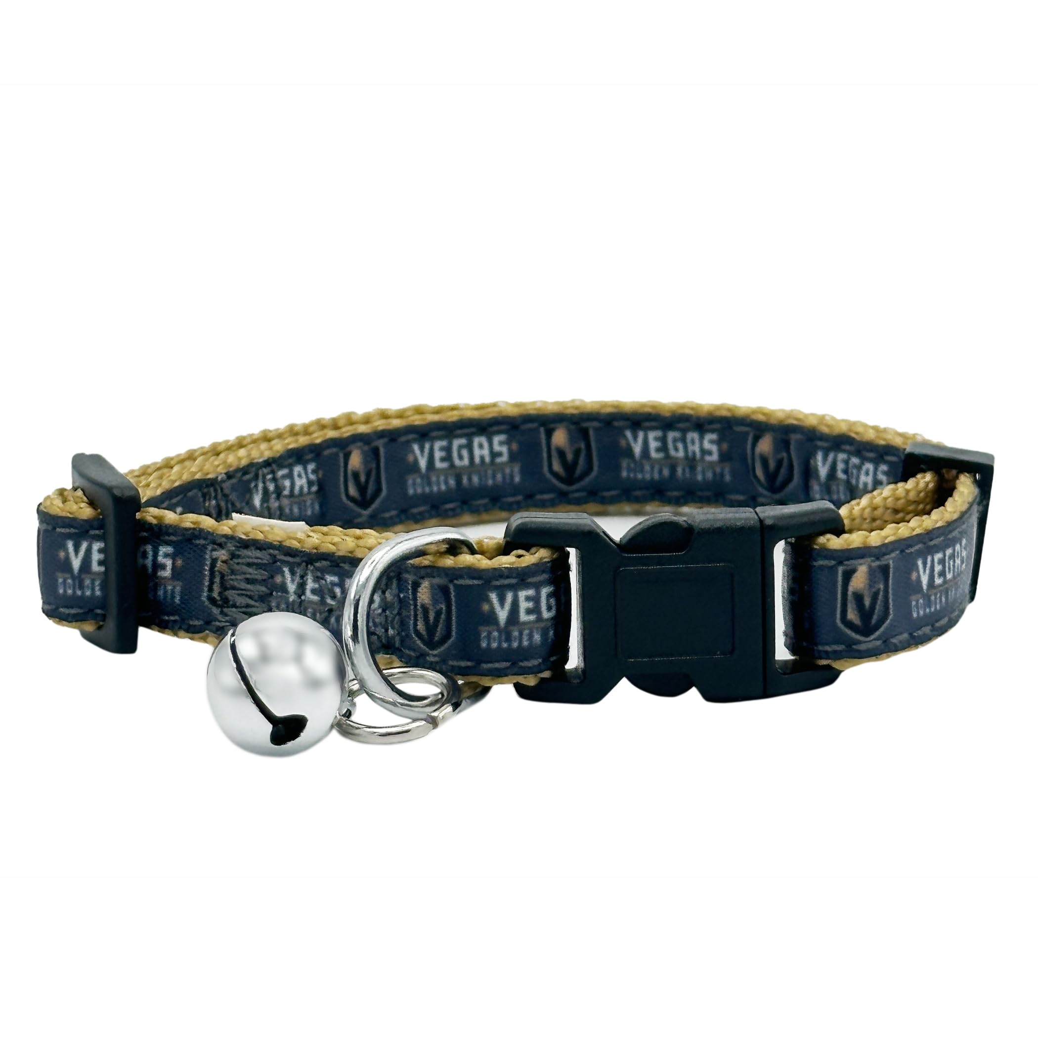 Nhl Cat Collar Las Vegas Knights Satin Cat Collar Hockey Team Collar For Dogs & Cats. A Shiny & Colorful Cat Collar With Ringing