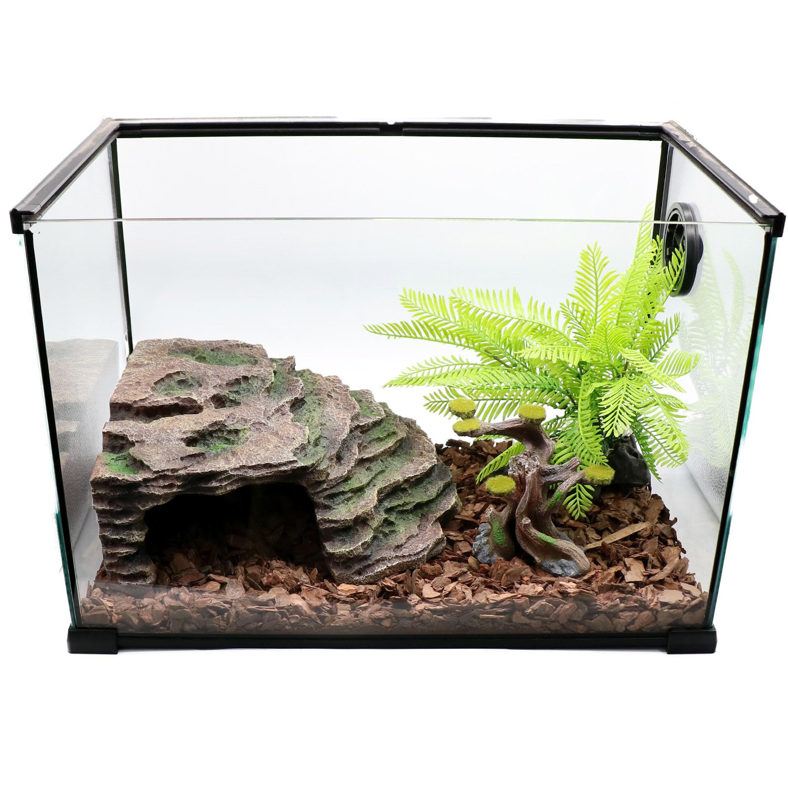 Large Reptile Hide Shale Scape Step Ledge, Reptile Cave Hideout, Bearded Dragons Accessories, Basking Rocks for Bearded
