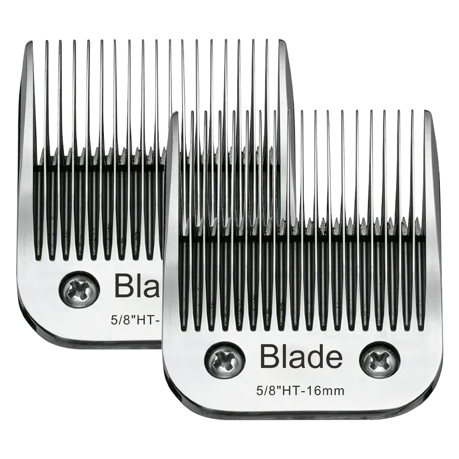 2Pcs 5/8'' Ht Dog Grooming Replacement Blades Compatible With Andis Dog Clippers,Dog Clipper Blades Compatible With Wahl Km-10 S