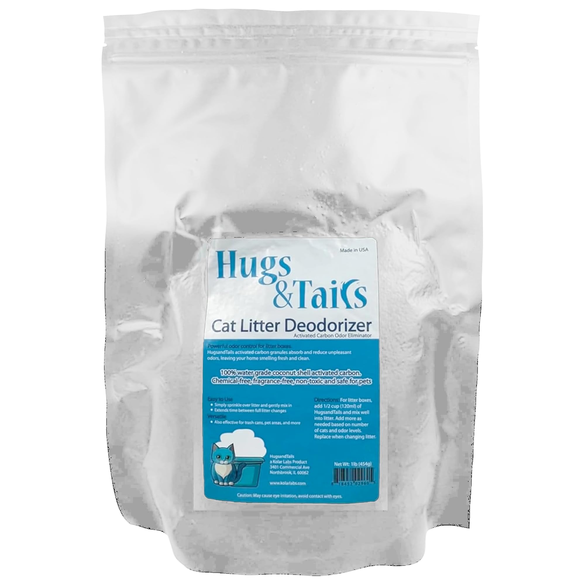 Cat Litter Deodorizer, Pet Safe Litter Box Odor Eliminator & Housebreaking Aid for Cats, Kittens, & Small Pets, Natural Non Toxi