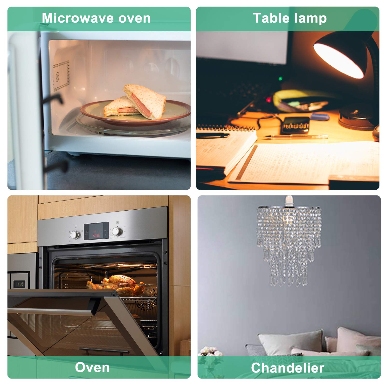 Jaenmsa G9 Heat Lamp Bulbs For Reptile, 25W Lizard Tank & Bearded Dragon Accessories,Infrared Basking G9 Halogen Light Bulbs 2 Pin For Reptiles And Amphibian Use,Night Red,2 Pack