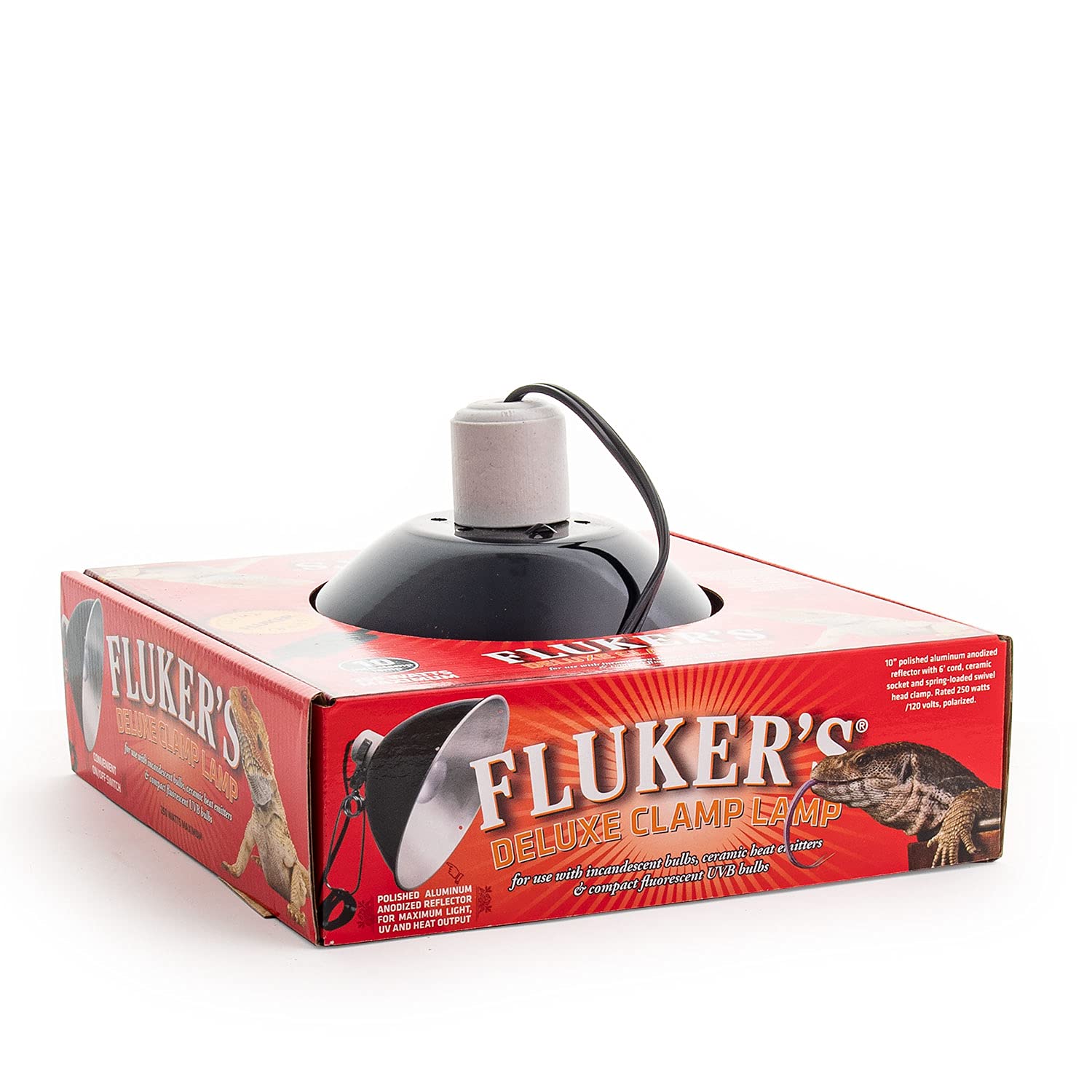 Fluker'S Repta-Clamp Lamp With Switch For Reptiles, 10'