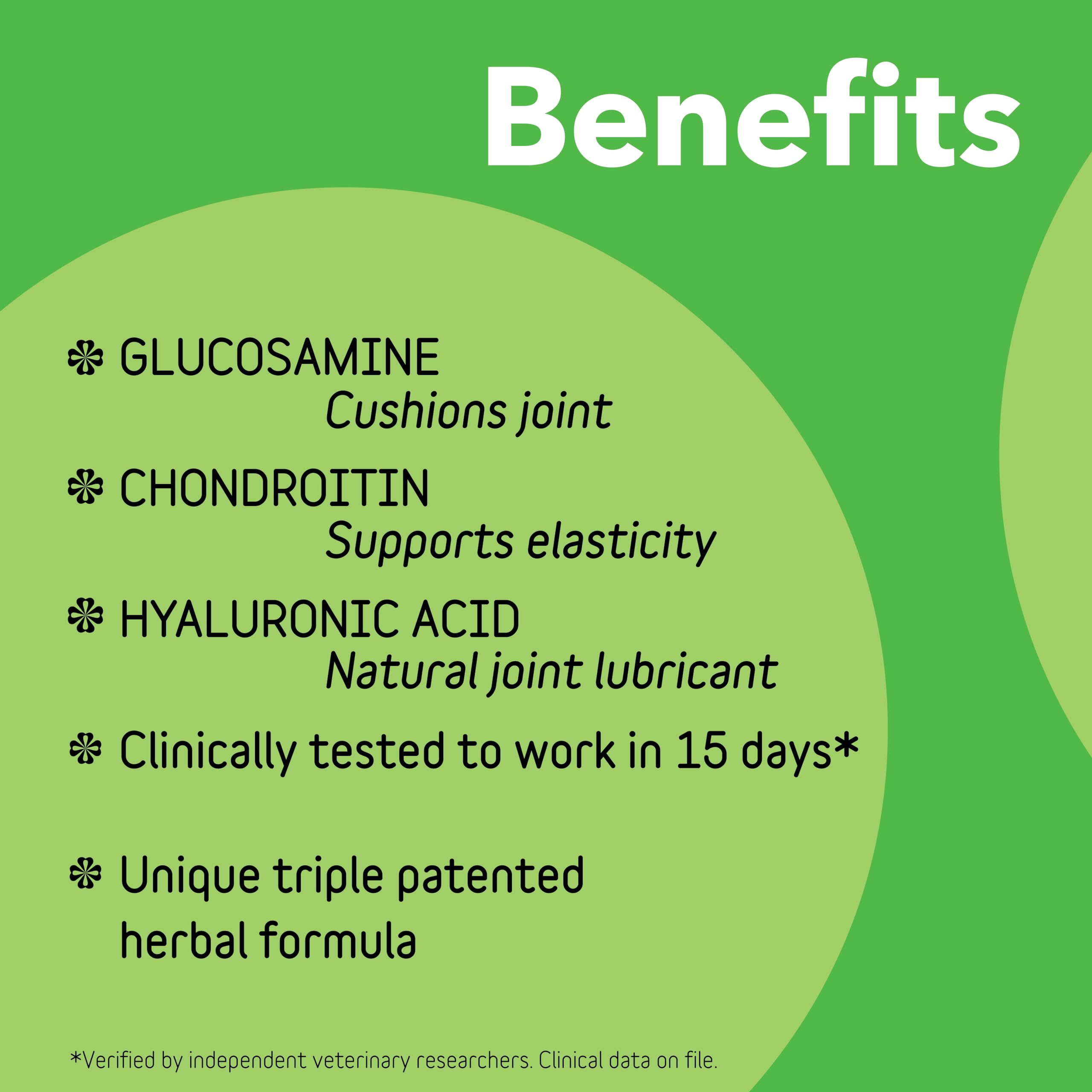 InClover Connectin Natural Hip & Joint Supplement for Dogs with Glucosamine, Chondroitin & Hyaluronic Acid - Powder for Dog Mobi