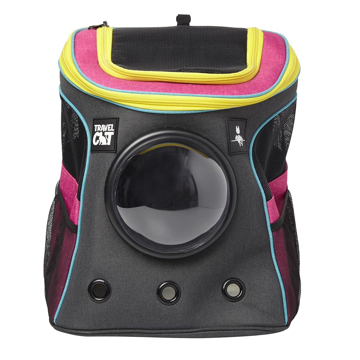 Fat Cat Backpack Carrier - Airline Approved Cat Carrier With Space Capsule Bubble For For Small Cats, Kitten - Premium Stray Cat