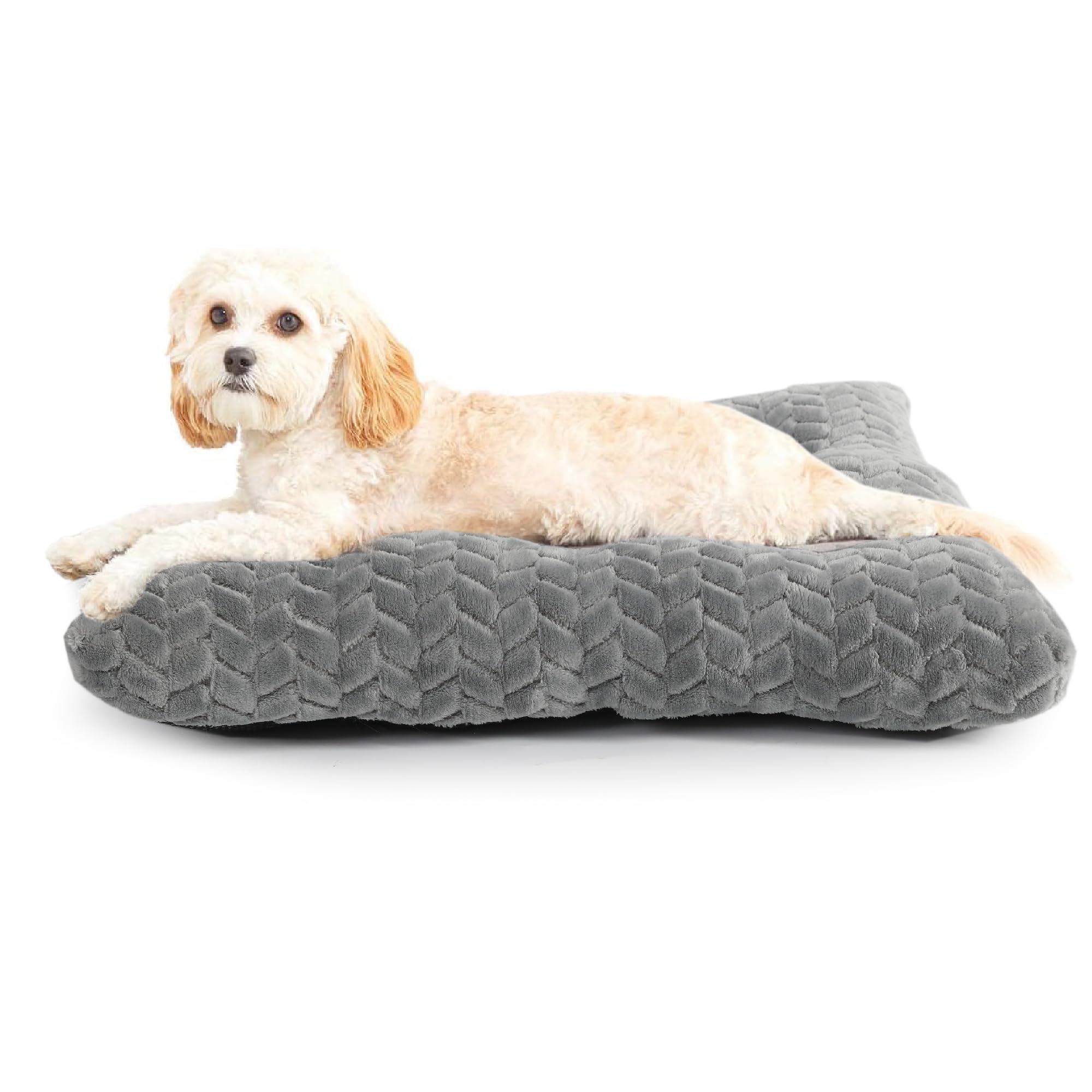 Dog Bed For Small Dogs Crate Washable Ultra Soft 24 Inch Puppy Bed With Anti-Slip Pet Pillow Cushion Sleeping Up To 25 Lbs Pet O