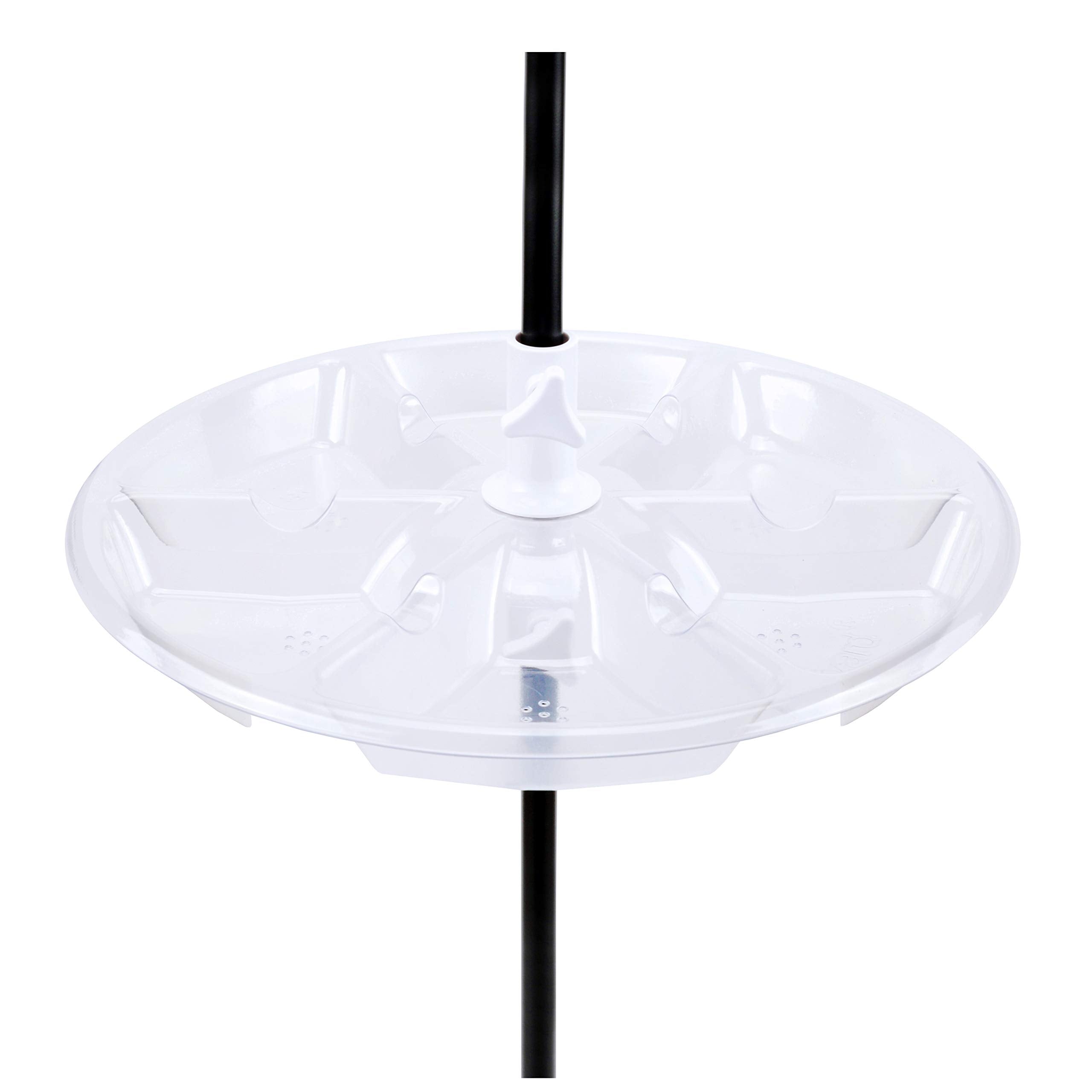 Myard 18 Inches Universal Bird Seed Catcher Hoop Platform Tray Fits Up to 1 Inch Diameter Feeder Pole