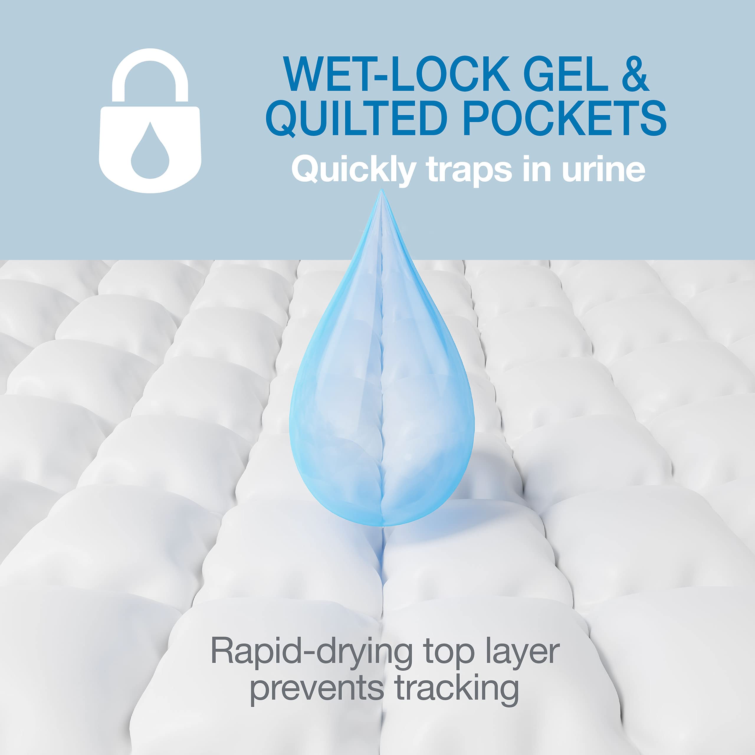 Four Paws Wee-Wee Super Absorbent Unscented Pee Pads for Dogs & Puppies with Insta-Rise Border, Leak-Proof Dog Housebreaking Pot