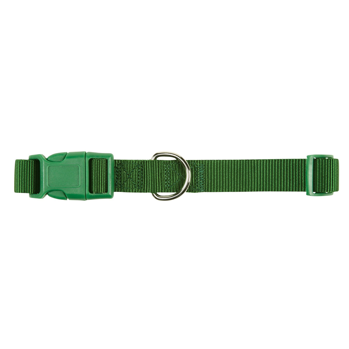 Zack & Zoey ?' Wide Nylon Dog Collar, Fits Necks 10' To 16', Green