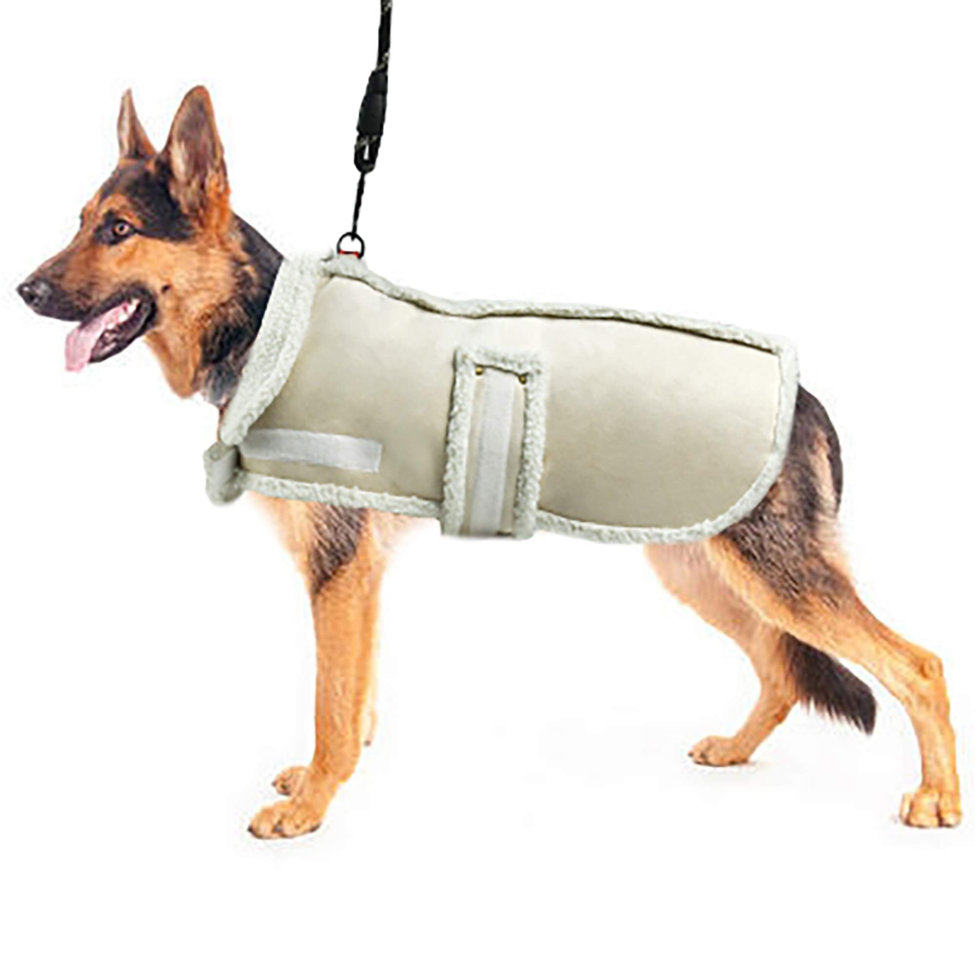 XUANQIFC Dog Winter Jacket, Warm Windproof Dog Sweaters for Small Dogs, Thick Apparelf Fleece Dog Coat for Medium Large Dogs (X-