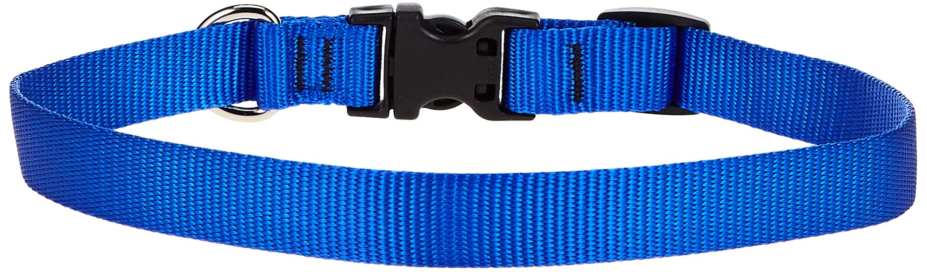 LupinePet Basics 3/4 Blue 13-22 Adjustable Collar for Medium and Larger Dogs