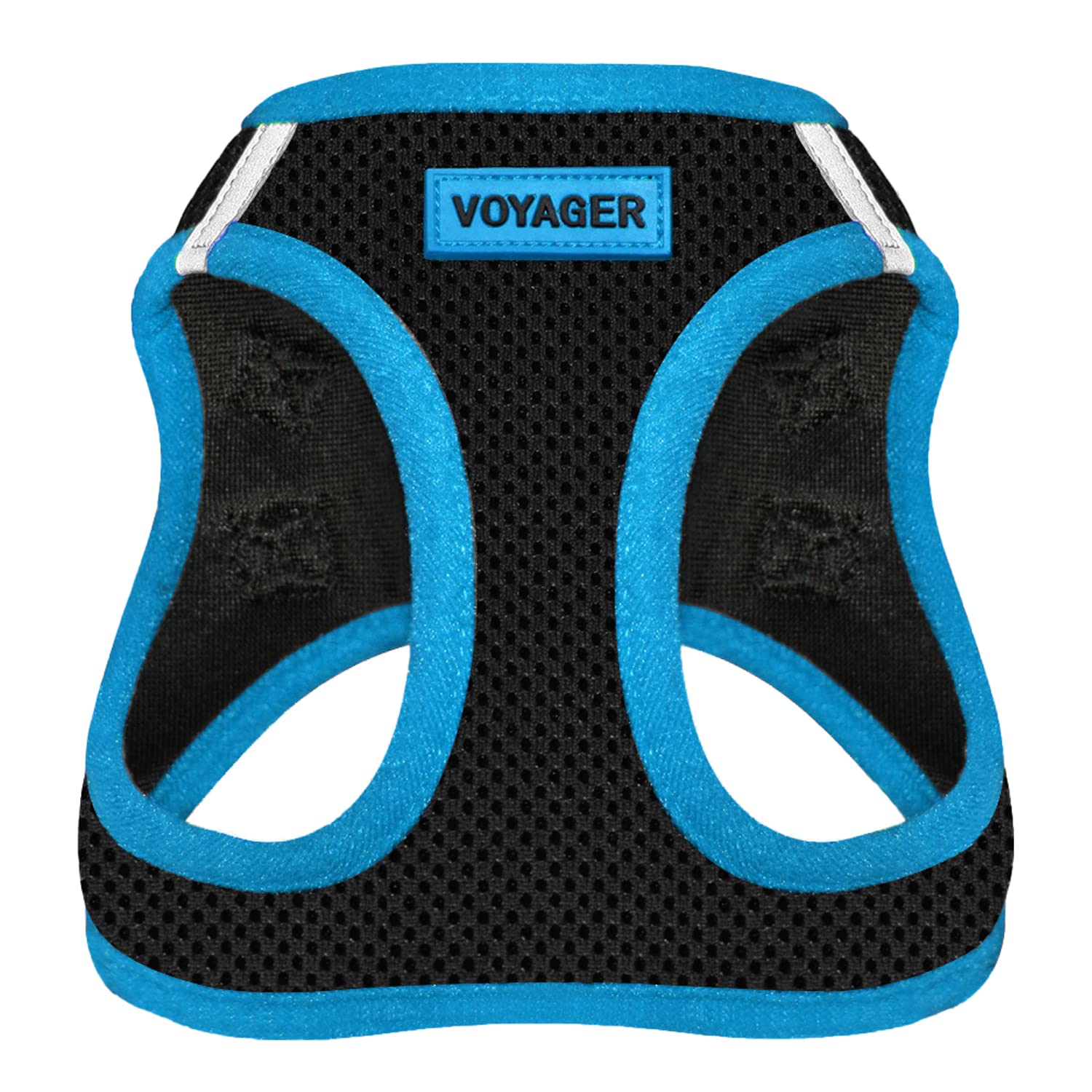 Voyager Step-In Air Dog Harness - All Weather Mesh Step In Vest Harness For Small And Medium Dogs By Best Pet Supplies - Blue, Medium