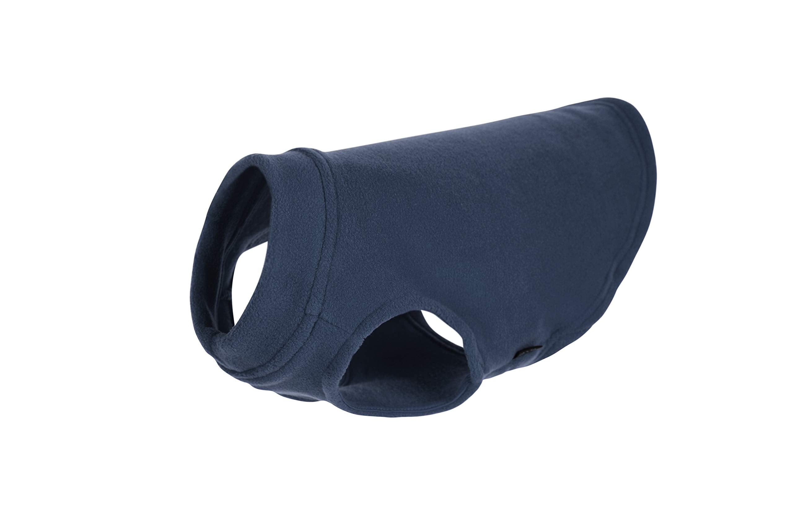 Gooby Stretch Fleece Vest Dog Sweater - Indigo Blue, Small - Warm Pullover Fleece Dog Jacket - Winter Dog Clothes For Small Dogs Boy - Dog Sweaters For Small Dogs To Dog Sweaters For Large Dogs
