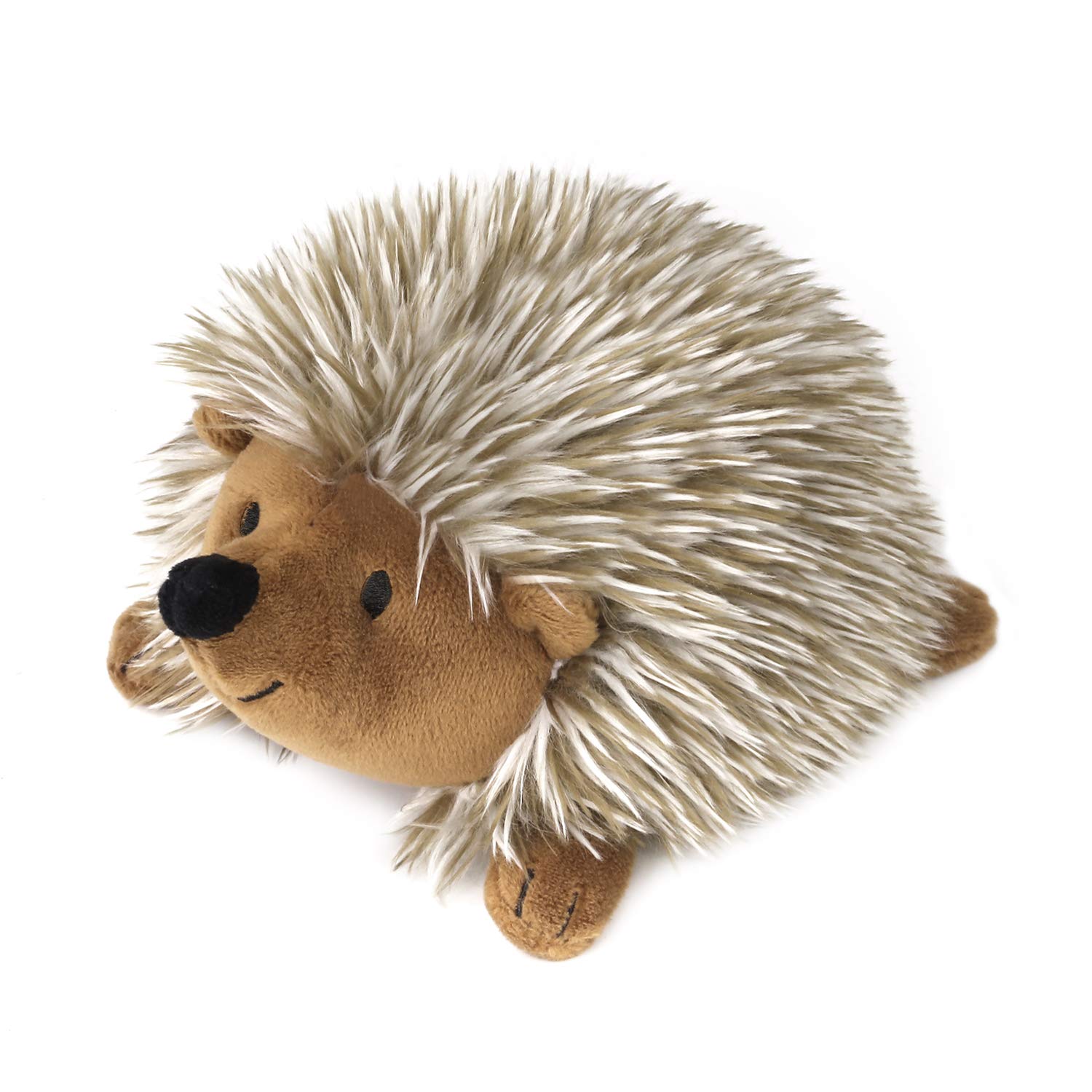 Pawaboo Plush Dog Toy, Non-Toxic Super Soft Faux-Fur Hedgehog Dog Toy Squeak Aninal Toy Stuffed Biting Training Playing Toys for