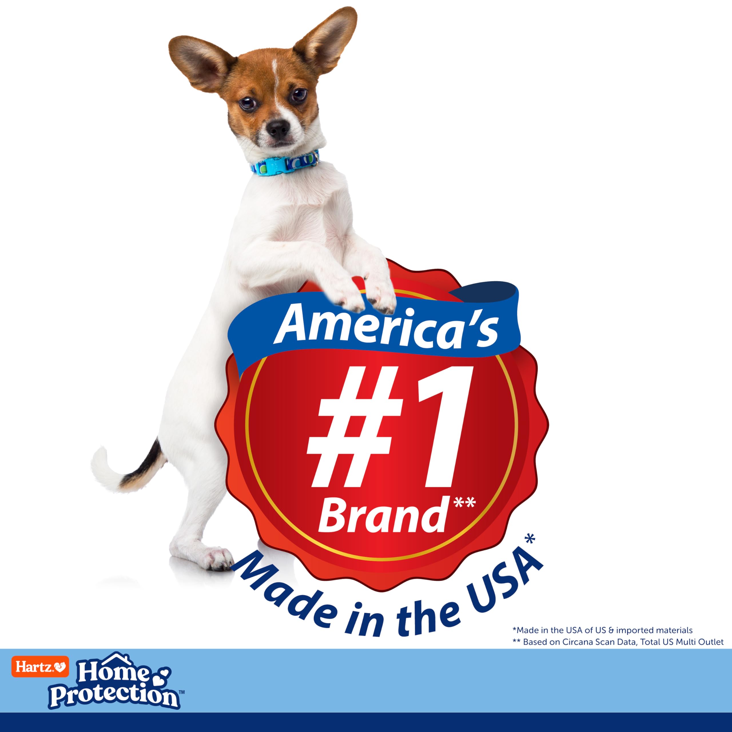 Hartz Home Protection Unscented Odor Eliminating Gel Dog Pads - 50 Count