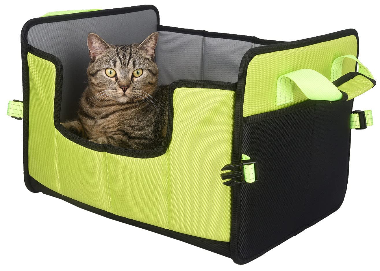 Pet Life Travel-Nest Folding Travel Cat And Dog Bed, Sm, Green