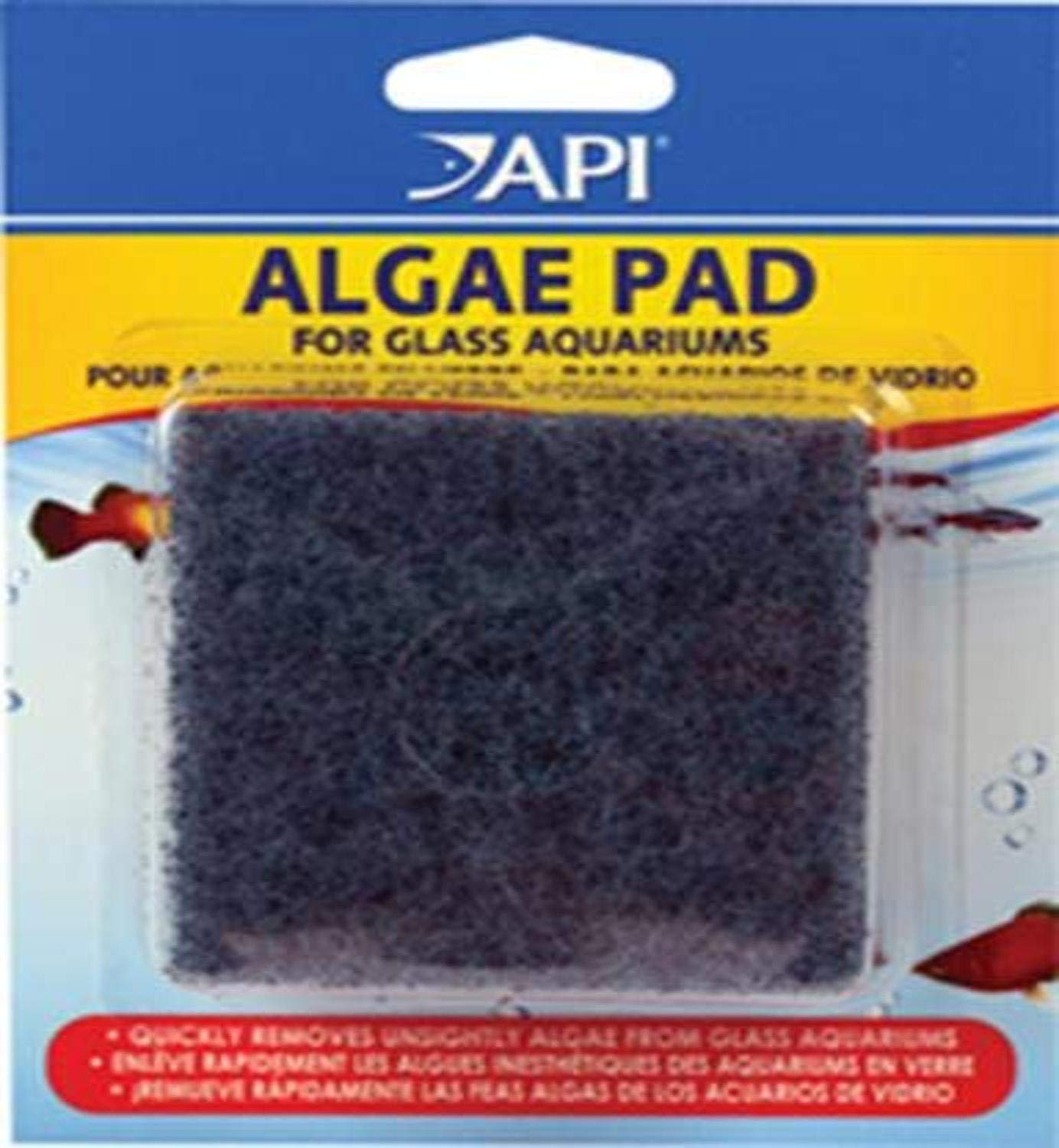 Api Hand Held Algae Pad For Glass Aquariums 1-Count Container