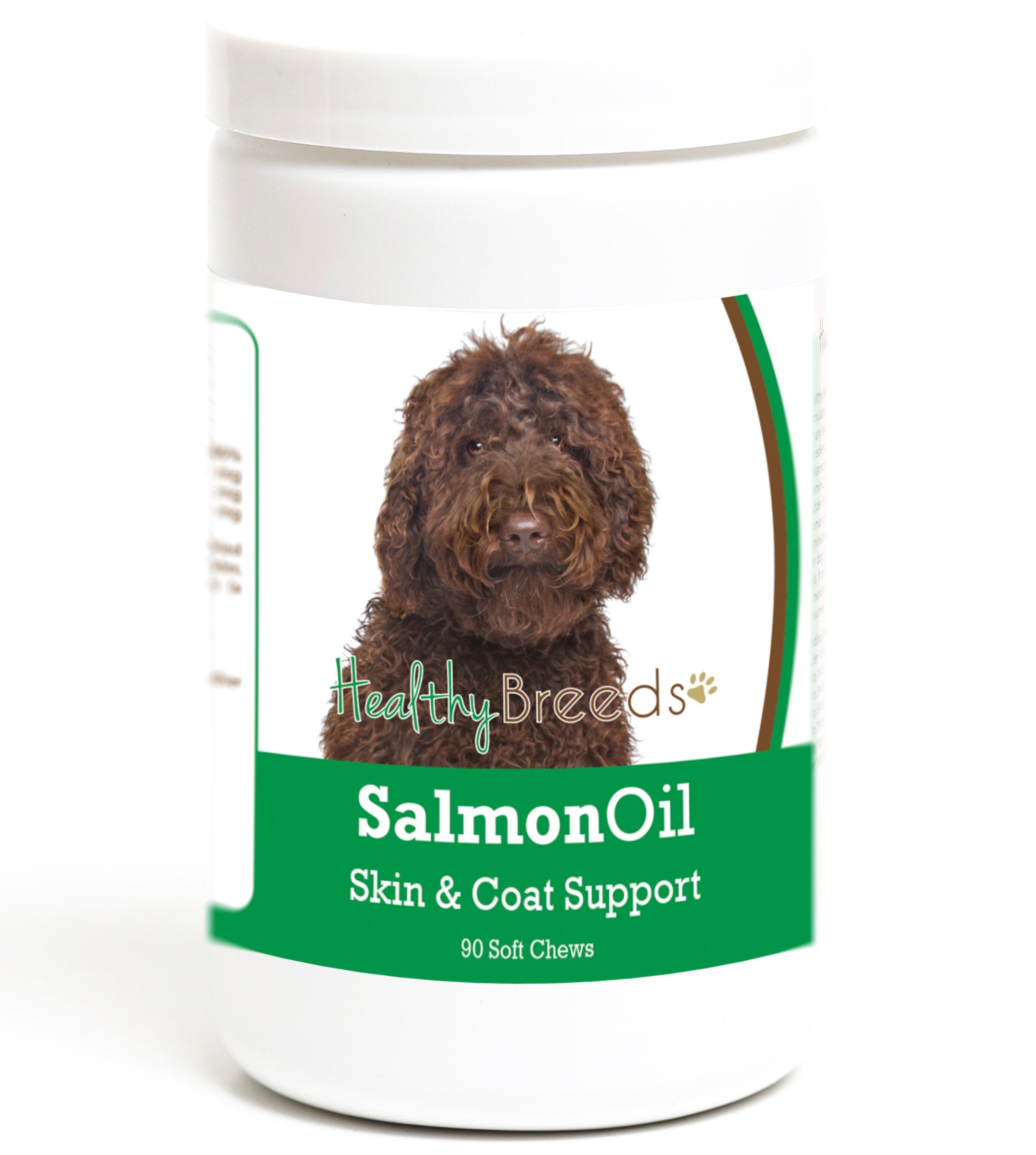 Healthy Breeds Labradoodle Salmon Oil Soft Chews - Essential Omega Supplement to Help Support Your Dogs' Heart, Joints, Skin, Co