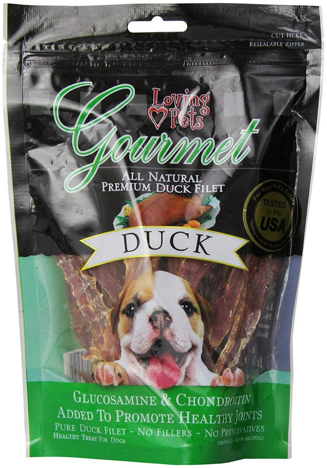 Loving Pets, Corp. Gourmet Meat Treat Duck 6oz