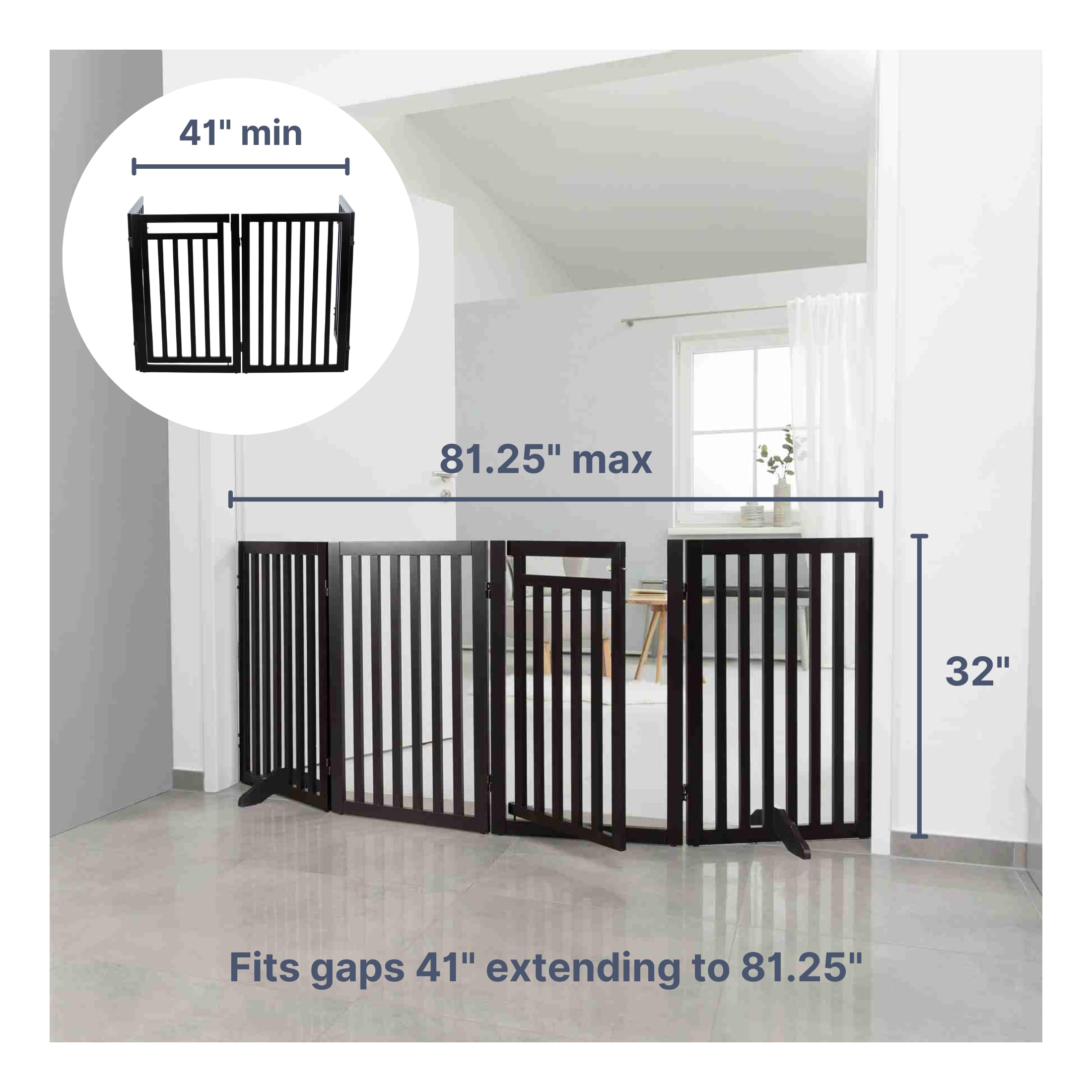 TRIXIE Convertible Wooden Dog Gate