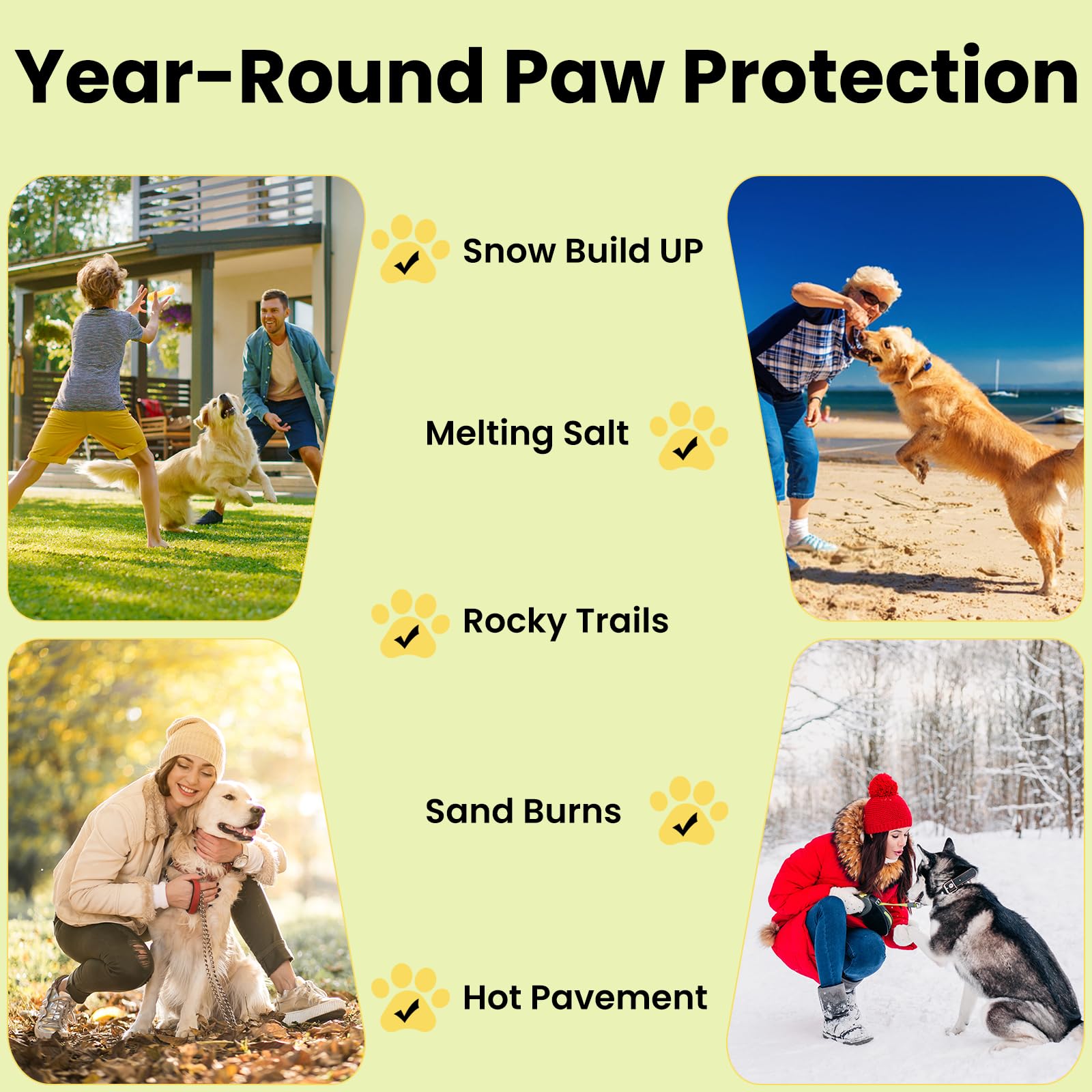 Tinioey Dog Paw Balm Dogs Lick Safe (2.3Oz) | 100% Natural & Organic Cat Dog Paw Pad Balm | Dog Nose Balm For Dry Nose | Paw Moi