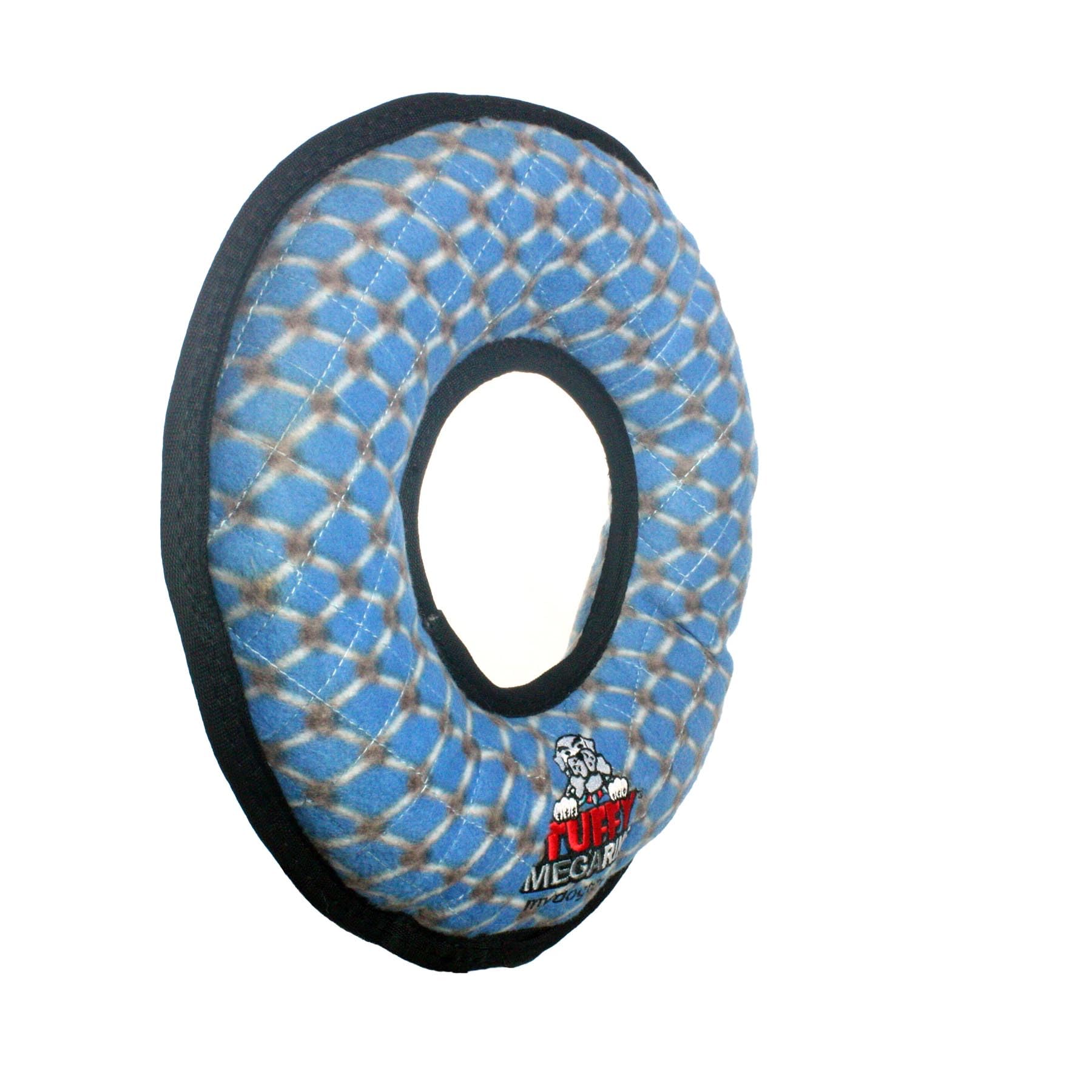 Tuffy - World'S Tuffest Soft Dog Toy - Mega Ring - Squeakers -Multiple Layers. Made Durable, Strong & Tough. Interactive Play (Tug, Toss & Fetch). Machine Washable & Floats. (Regular, Chain Link)