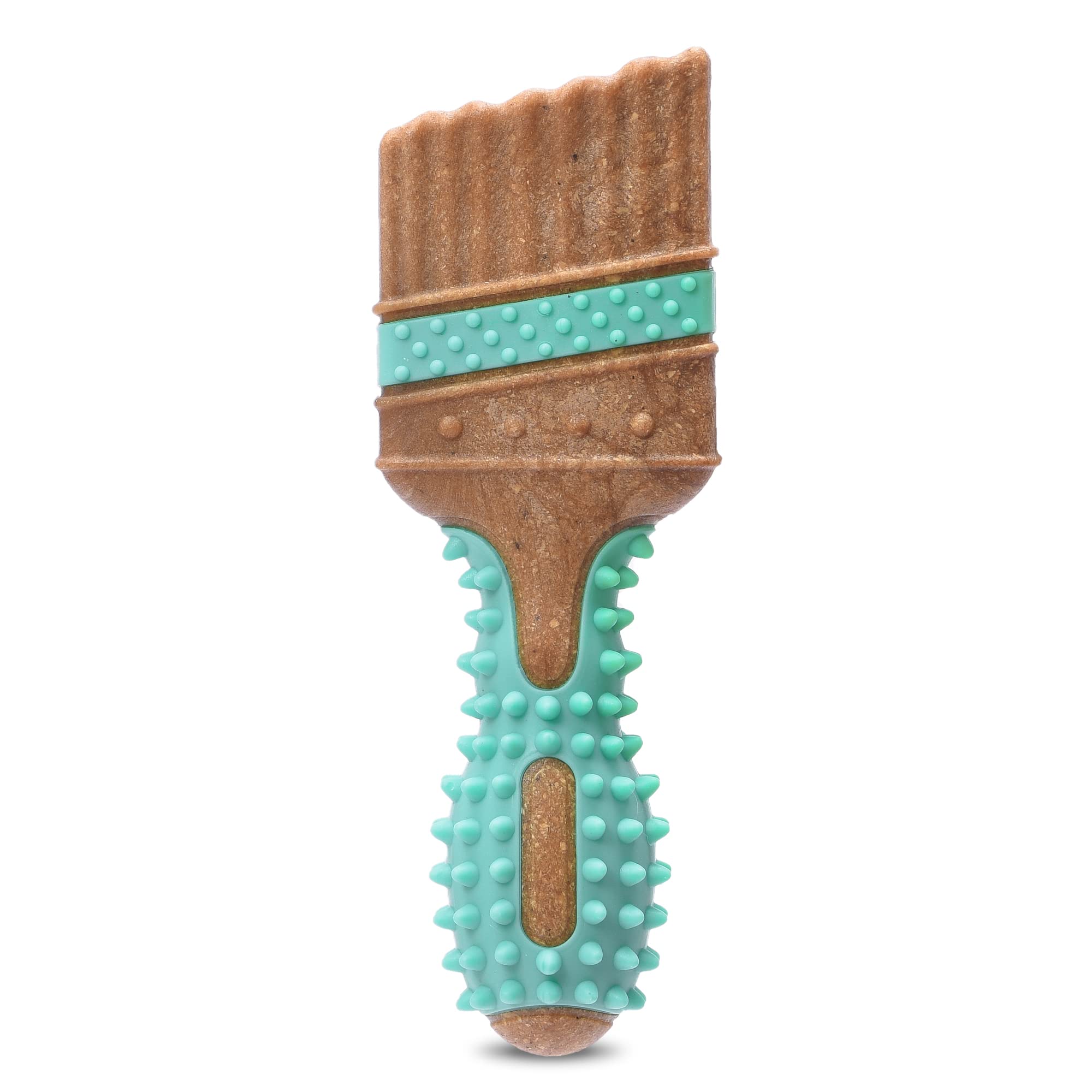 Arm & Hammer for Pets Chew Tools Collection: Wood Blend Paintbrush Chew Toy for Dogs | Compressed Wood Dog Chew Toys with Baking