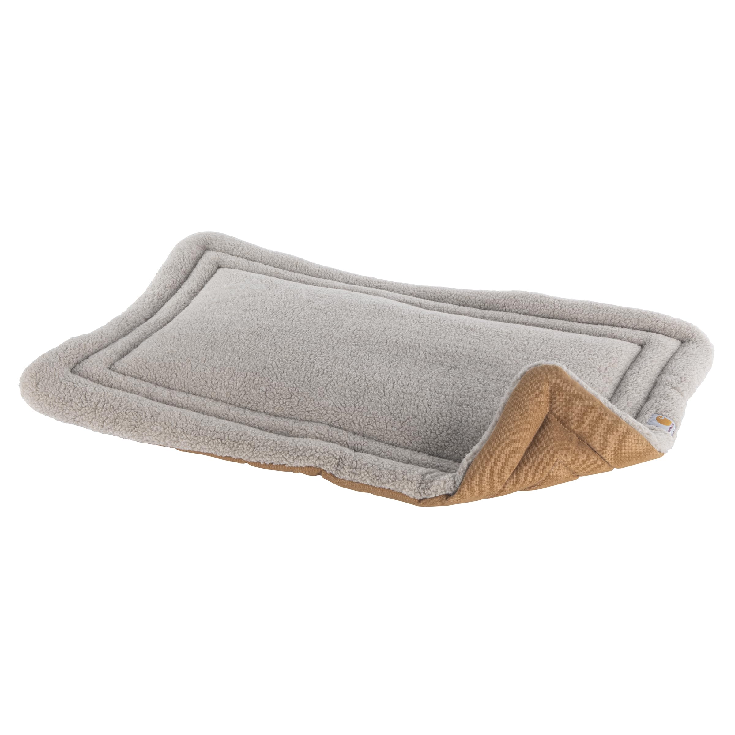 Carhartt Firm Duck Sherpa Top Dog Napper Pad, Carhartt Brown, Large
