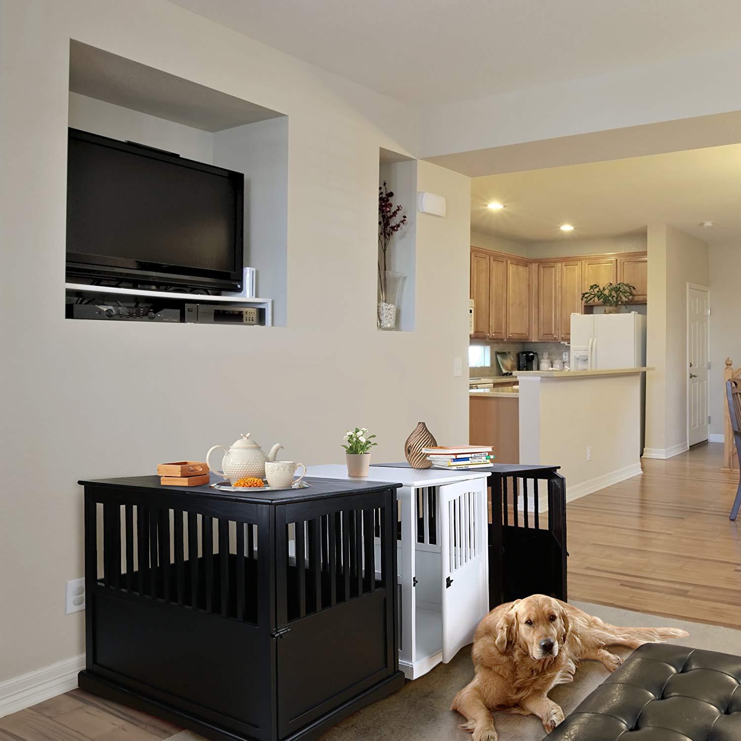 Pet Crate End Table Size: 29.25' H X 24' W X 36.5' D