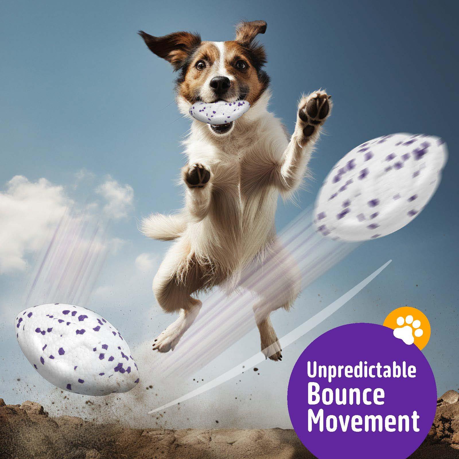 Kimee Dog Balls Upgraded Dog Tennis Balls For Aggressive Chewers, 5.3'' Indestructible Tennis Ball, More Bite-Proof Chew Toys, L