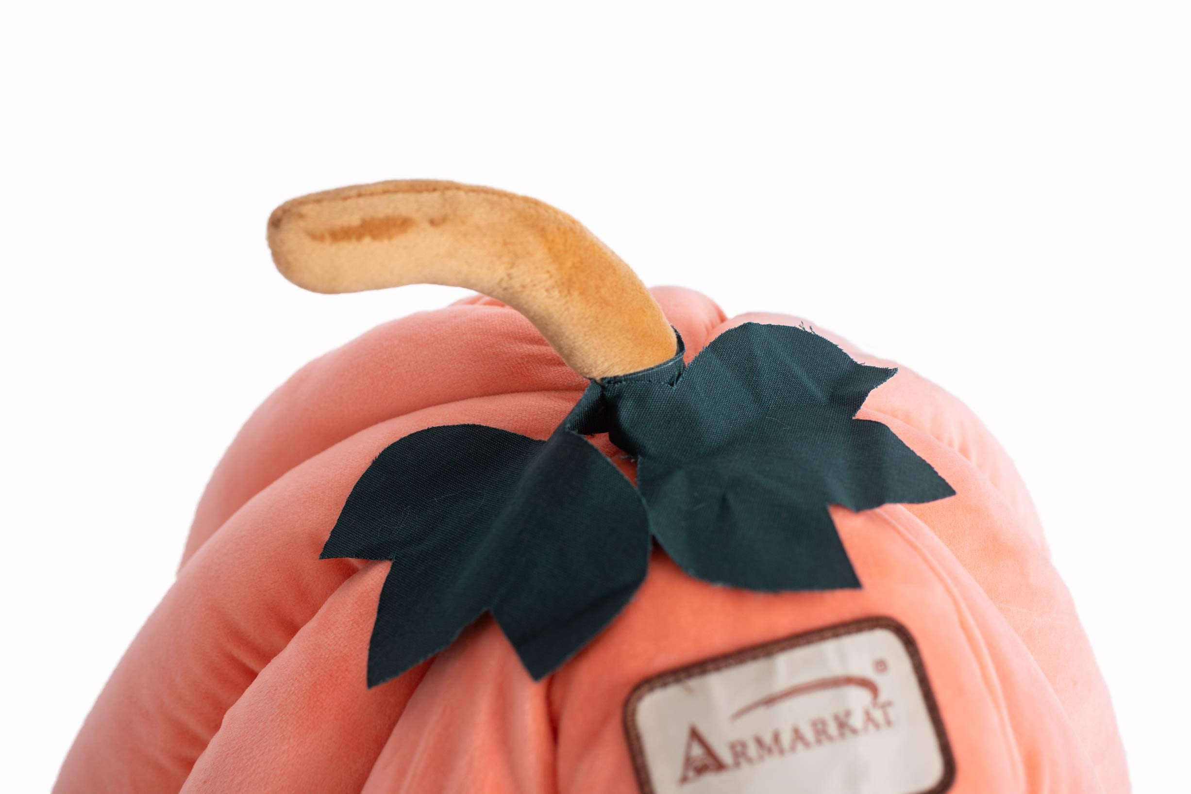 Armarkat Cat Bed Model C85CCS Pumpkin Shape, Orange, 20 x 20 x 16