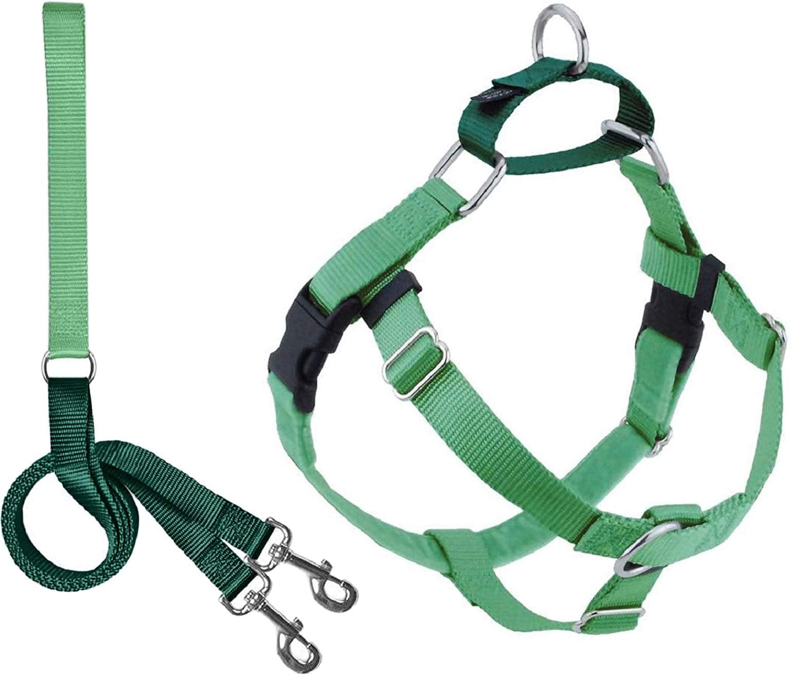 2 Hounds Design Freedom No Pull Dog Harness  Adjustable gentle comfortable control for Easy Dog Walking for Small Medium and Lar